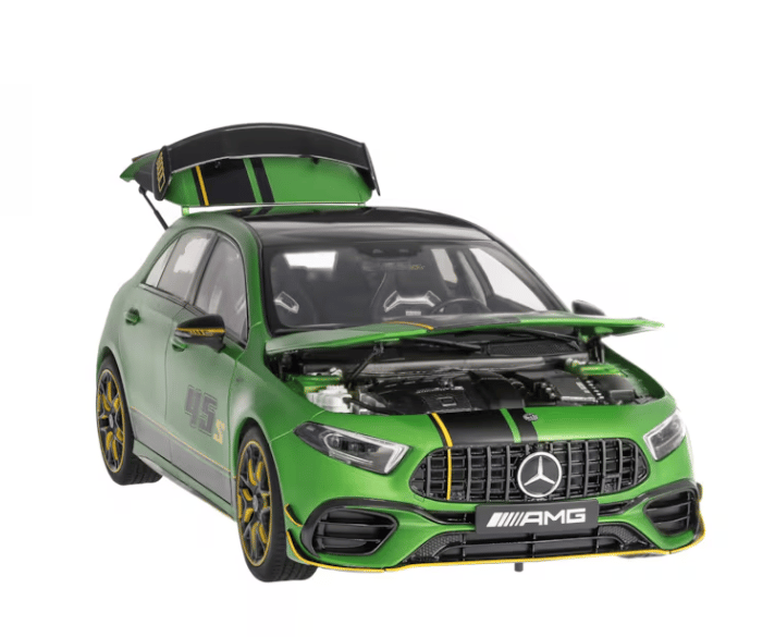 Mercedes-AMG A 45 S 4MATIC+ 1:18 NZG Limited Diecast Model – Light Green Magno