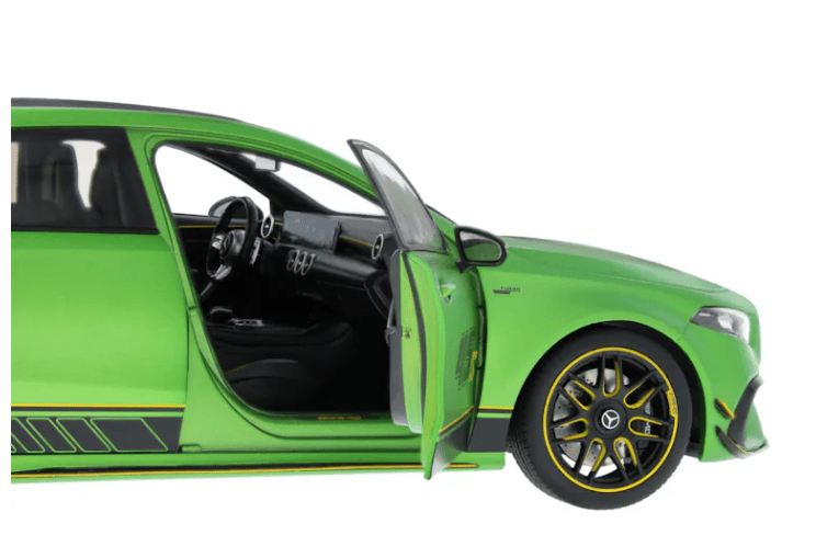 Mercedes-AMG A 45 S 4MATIC+ 1:18 NZG Limited Diecast Model – Light Green Magno