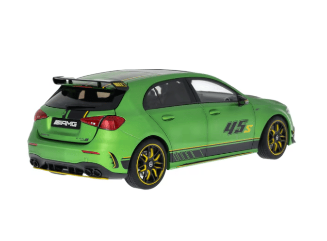 Mercedes-AMG A 45 S 4MATIC+ 1:18 NZG Limited Diecast Model – Light Green Magno