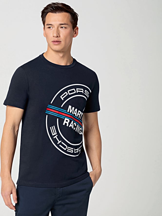 Porsche AG – Martini Racing Logo T-Shirt Erkek S beden