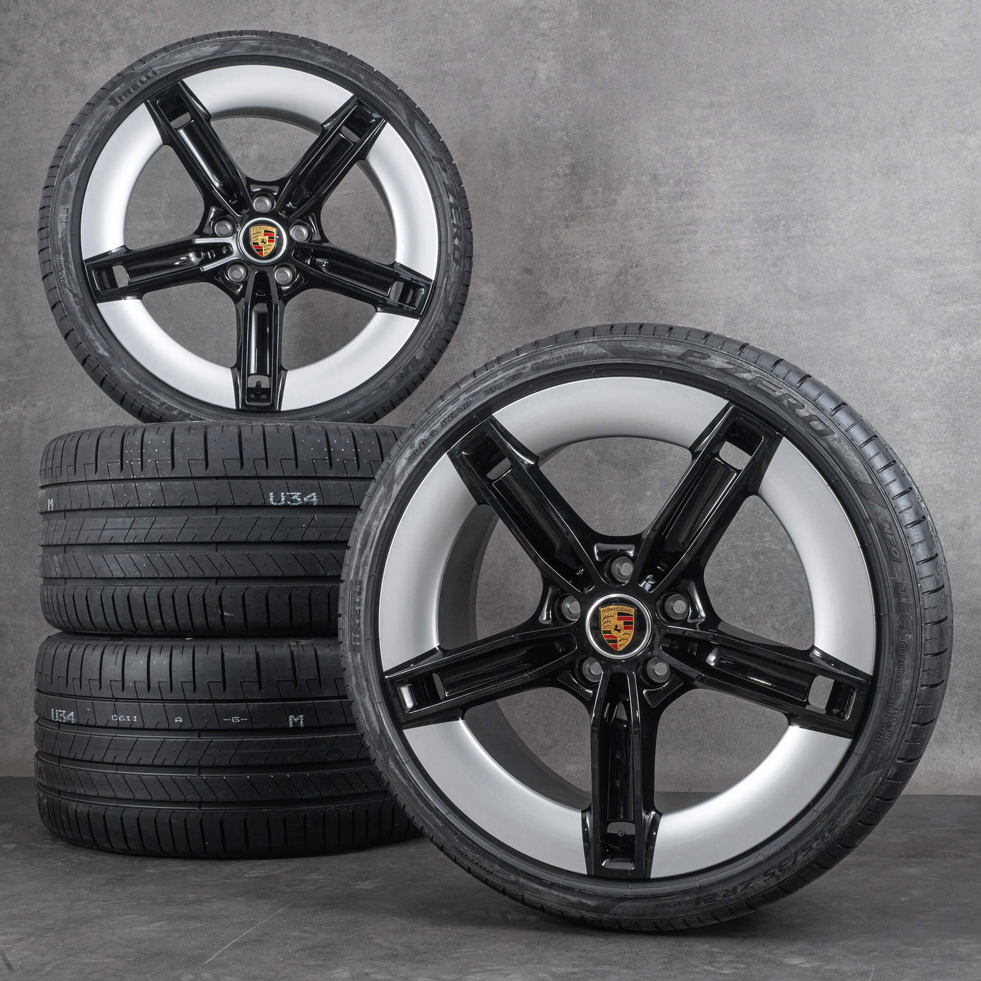 Porsche Taycan 21” Mission E Design Yazlık Jant & Lastik Seti – 9J1073663KA