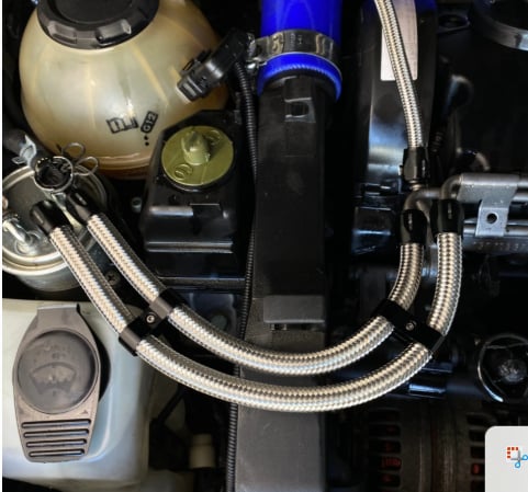 S-Tune 1.9TDI MK4 Platform Örgü Benzin Hattı Kiti (Braided Fuel Line Kit)