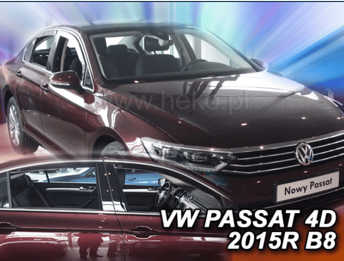 Team Heko Rüzgarlık – Volkswagen Passat B8 Sedan 2014–2022 (Ön + Arka Set)