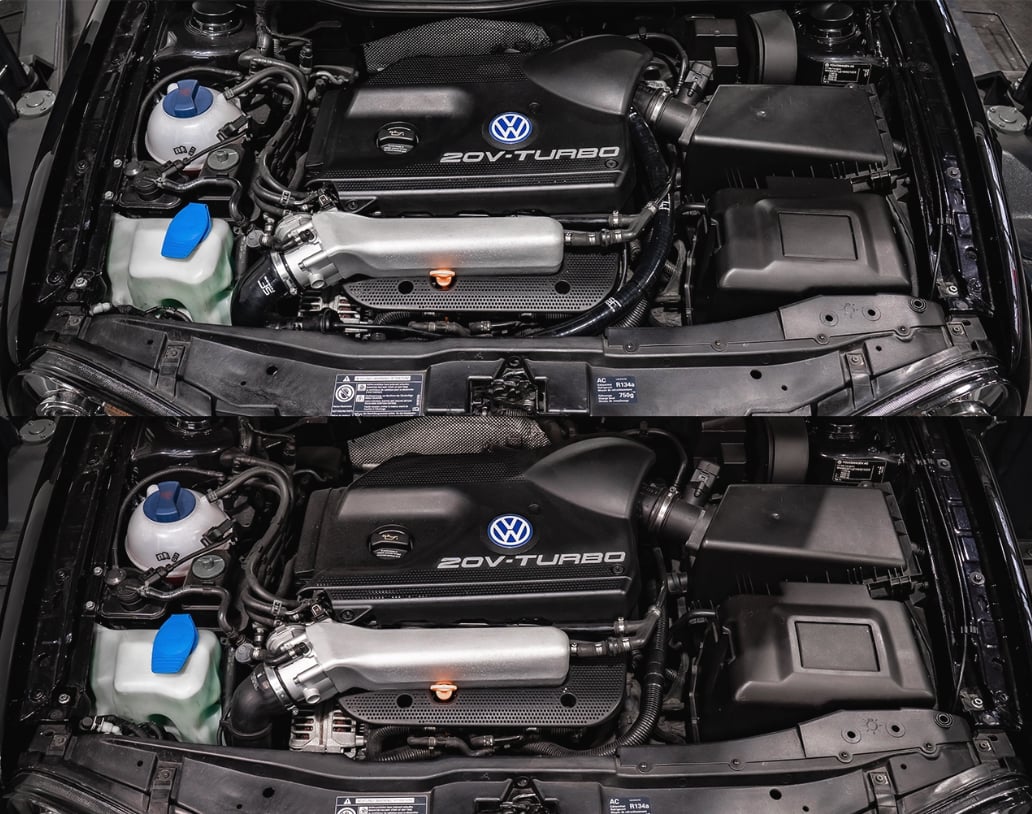 VAG 1.8T 20V 150/180 PS Silikon Radyatör Hortum Kiti – Siyah (SF-Hoses)