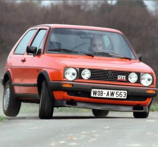 VW 9521227a1 Frontspoiler GTI, passend für Golf II + Jetta 2 16V Optik, geschlossen