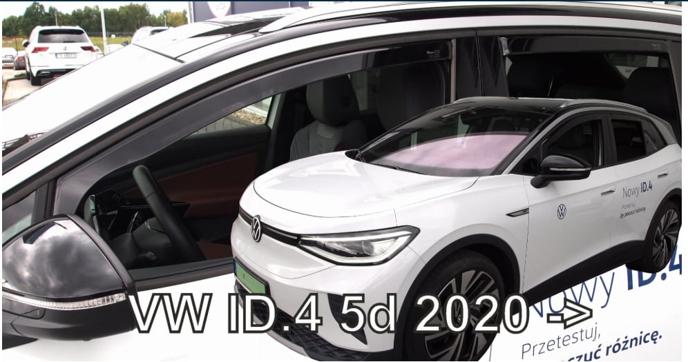 VW ID.4 5 Kapı 2020+ HEKO Cam Rüzgarlığı Seti (Ön + Arka)