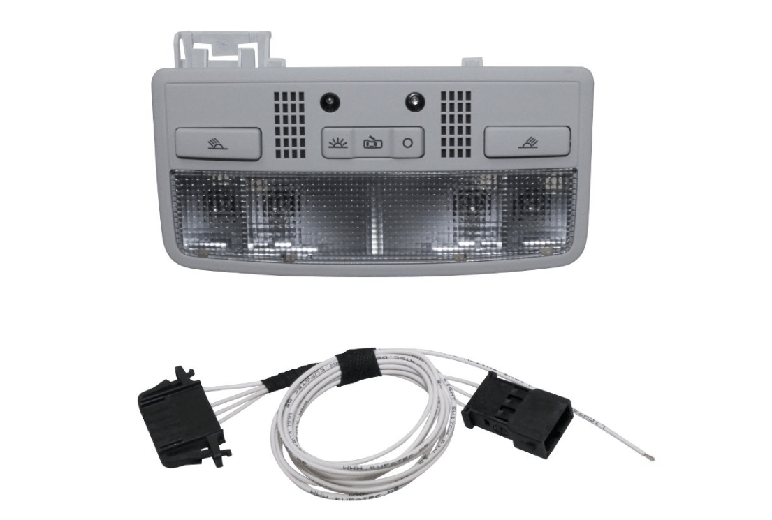 VW W8 İç Tavan Lambası Retrofit Kiti (LED Ambiyanslı – Adaptör Dahil)