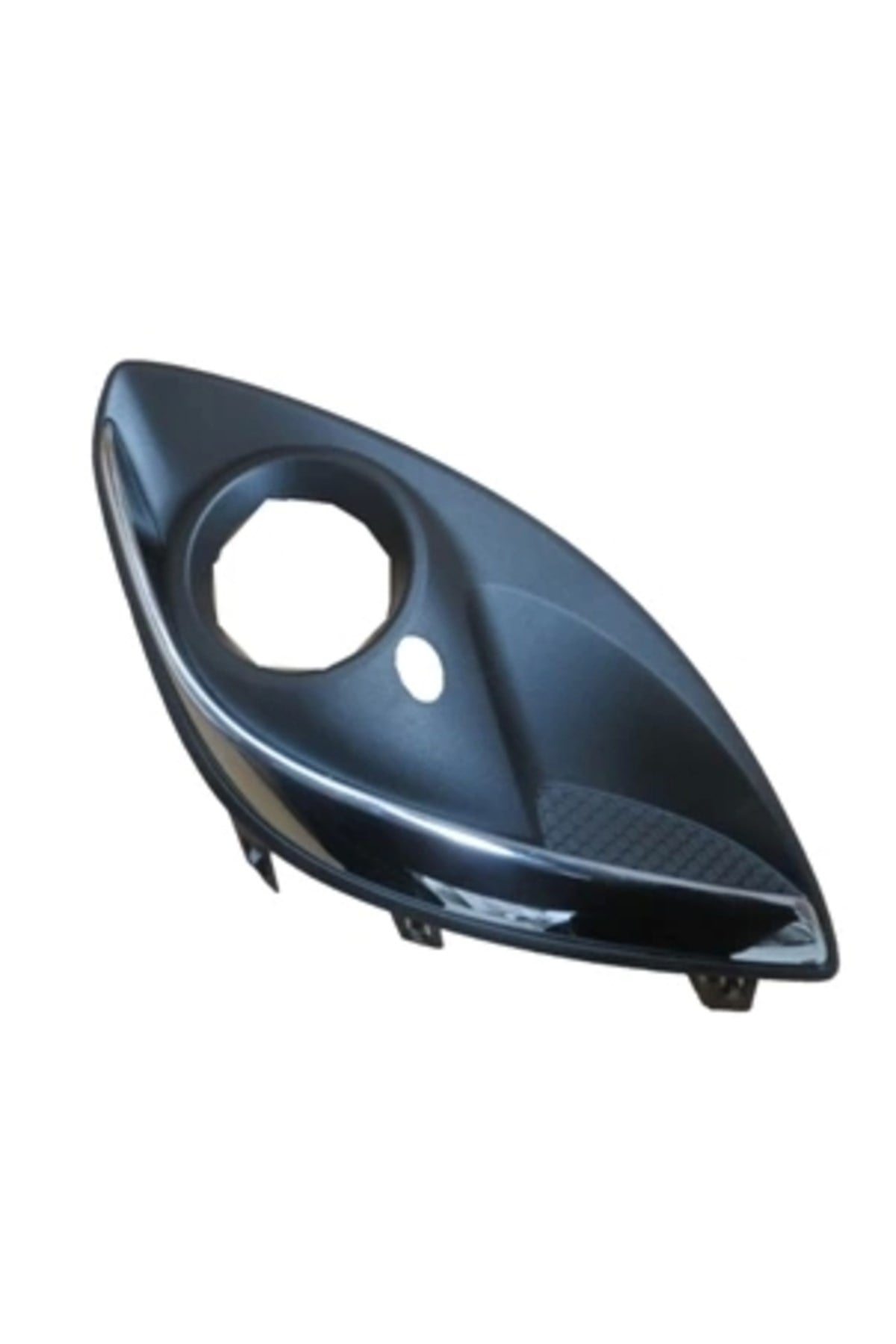 2011-2014 Opel Corsa D Sis Lamba Kapağı Sol Siyah-nikelaj Kaplamalı Sis Delikli (tüv)() (adet) (o