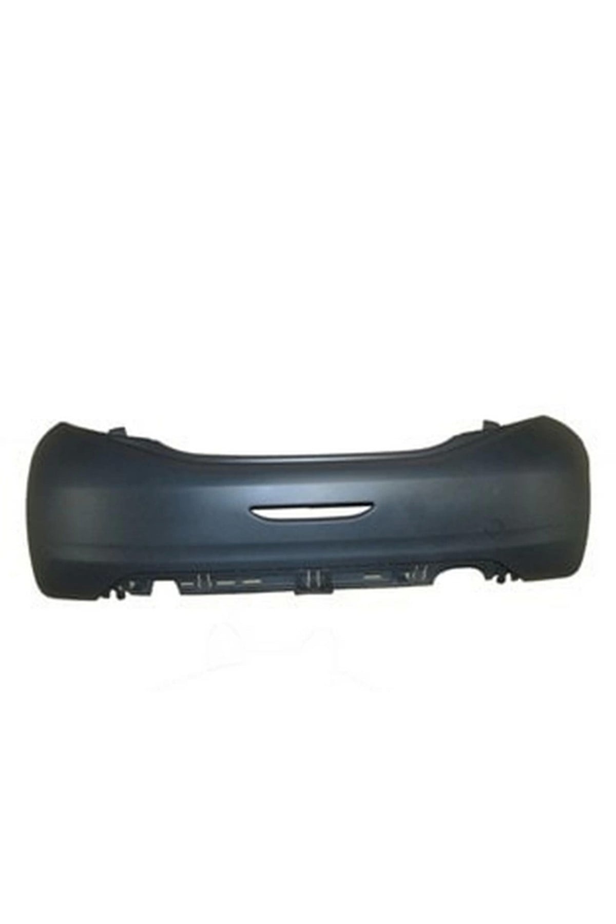 2012-2018 Peugeot 208 Arka Tampon (Astarlı Siyah-Sensör Deliksiz Phıra) (Adet) (Oem No:1607254580)