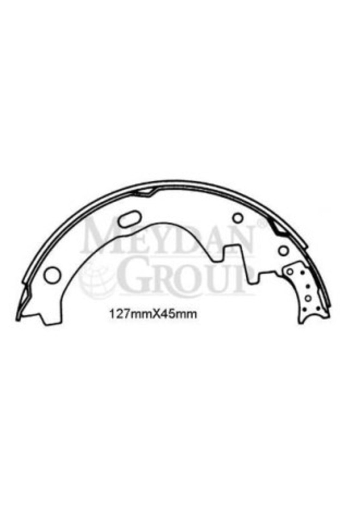 290-6360 NISSAN PICK UP- 720- 83/85; ARKA FREN PABUCU (FAM) (FAM)