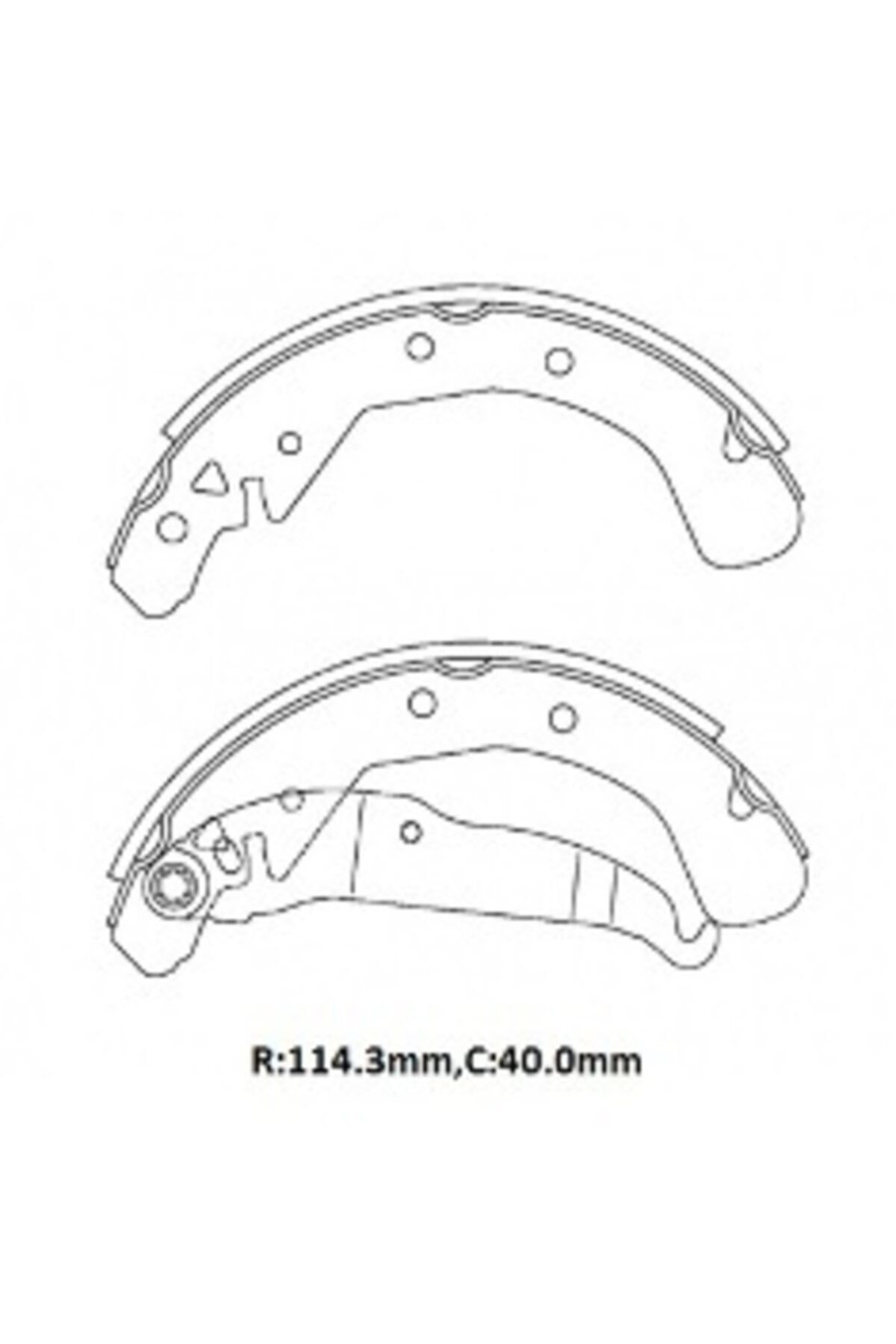 Astra- H- Sd/hb- 04/14; Arka Fren Pabucu 1,2/1,4/1,6/1,8/2,0 (114,3x40)(fmk)