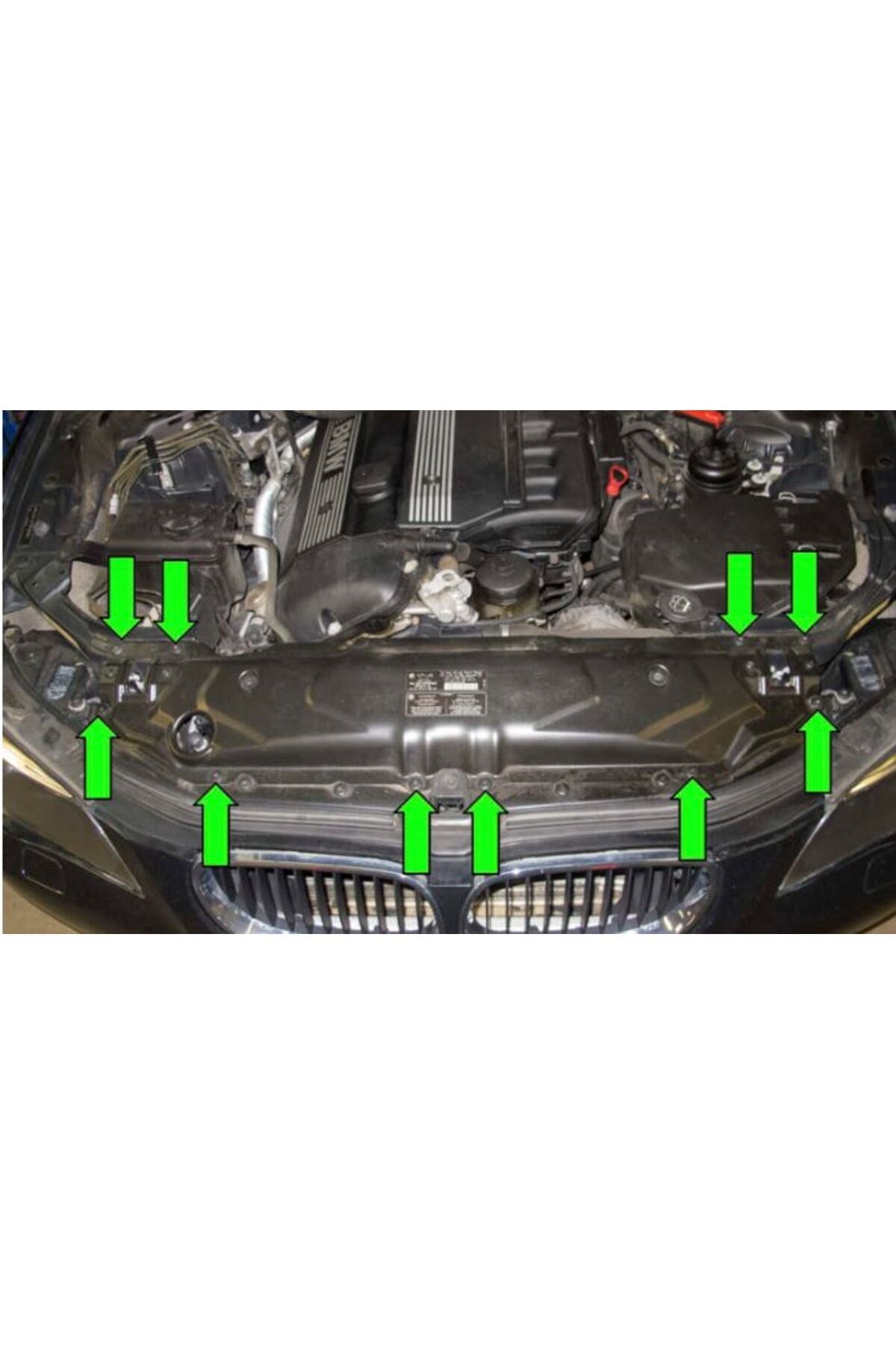Bmw 5 Seri E60 04/10 Ön Panel Üst Parça (Üst Kısım) Sac (Tw)
