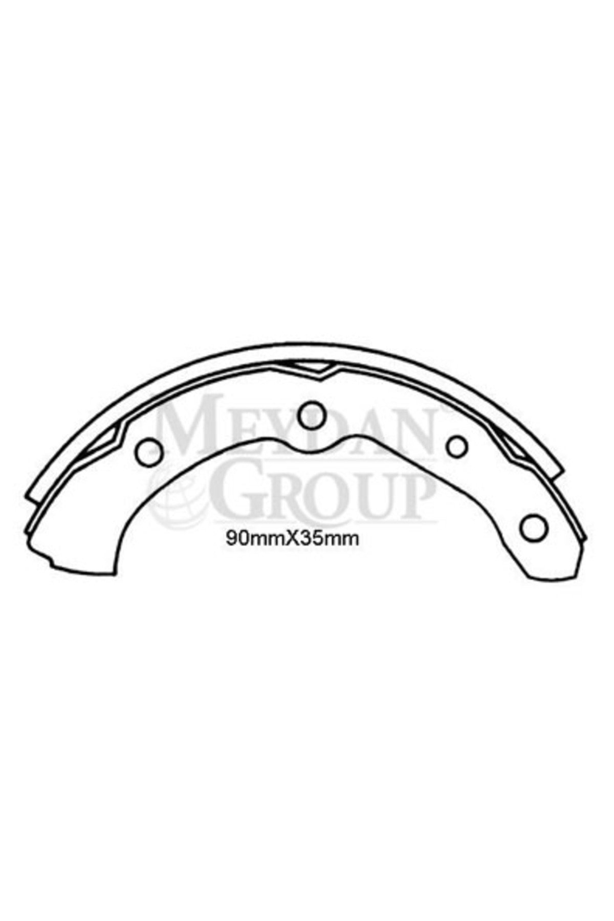 Daıhatsu Hıjet- Minibüs- 97-05 Ön Fren Pabucu (90X35)(DAIWA) Oem No: 04494-87701 Uyumlu 502-6350