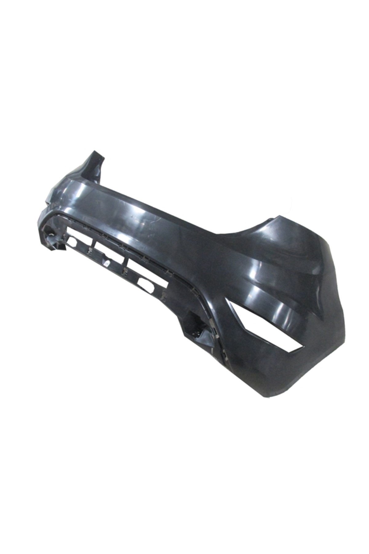 Ford Fiesta 09/13 Arka Tampon Siyah (Karlıksız/sis Delikli/sensör Deliksiz)(eurobump)