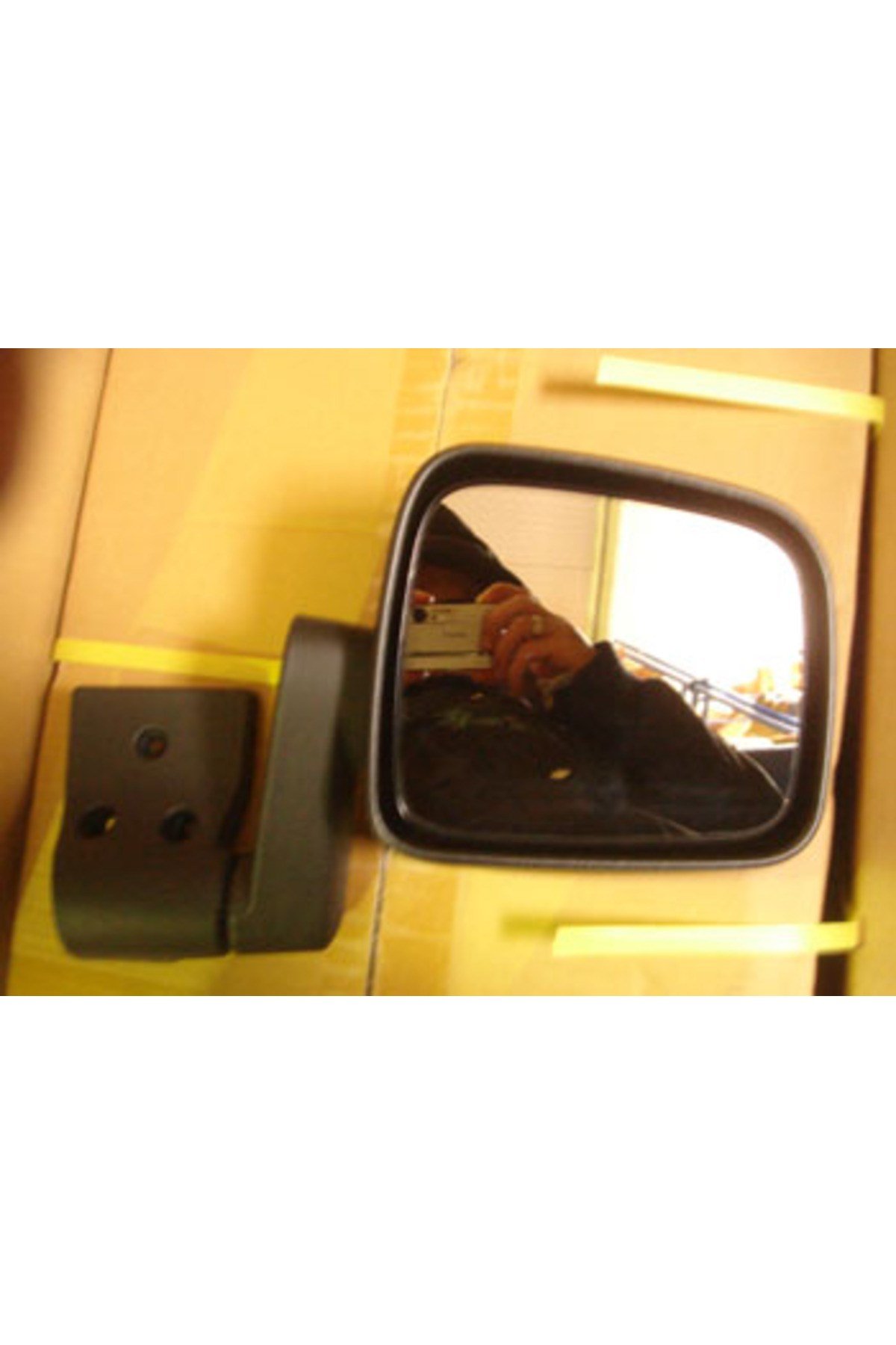 Jeep Wrangler- 03/06; Kapı Aynası Sol Manuel Siyah (Polyway)