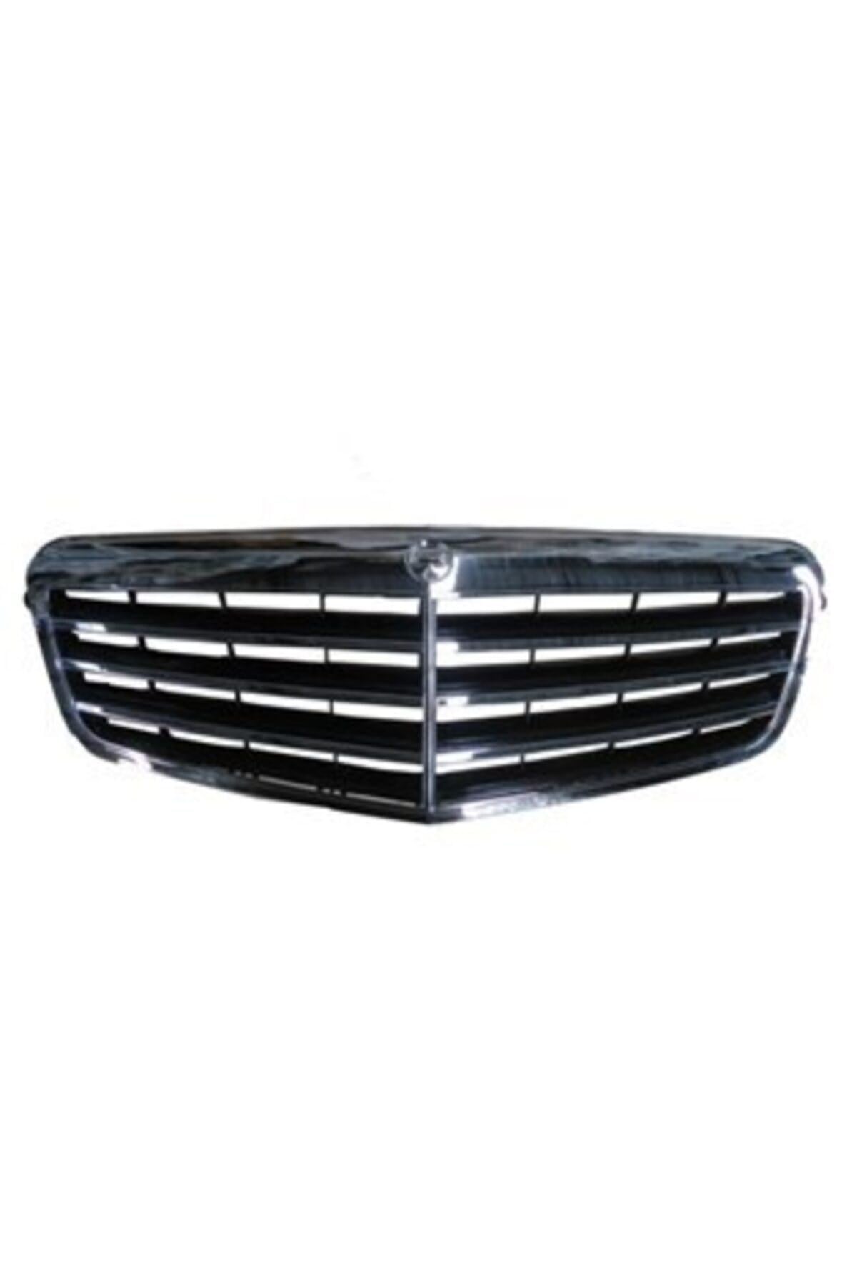 Mercedes E Class- W212- 10/12 Ön Panjur Nikelajlı 7 Çıtalı (İÇ PETEKLERİ SİYAH) (TW) A2128800583904