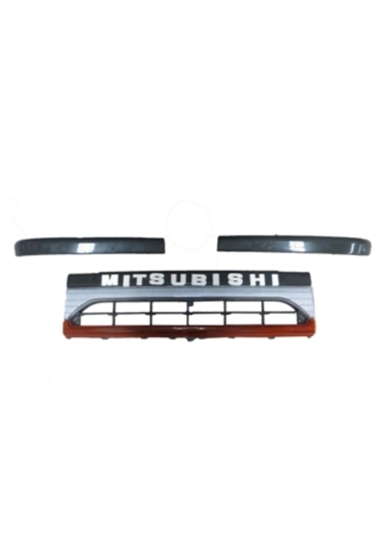 Mıtsubıshı Canter Fe635 659 Ön Panjur Sarı Beyaz Reflektörlü Klipsiz Mıtsubıshı Yazılı Fpı 98 06