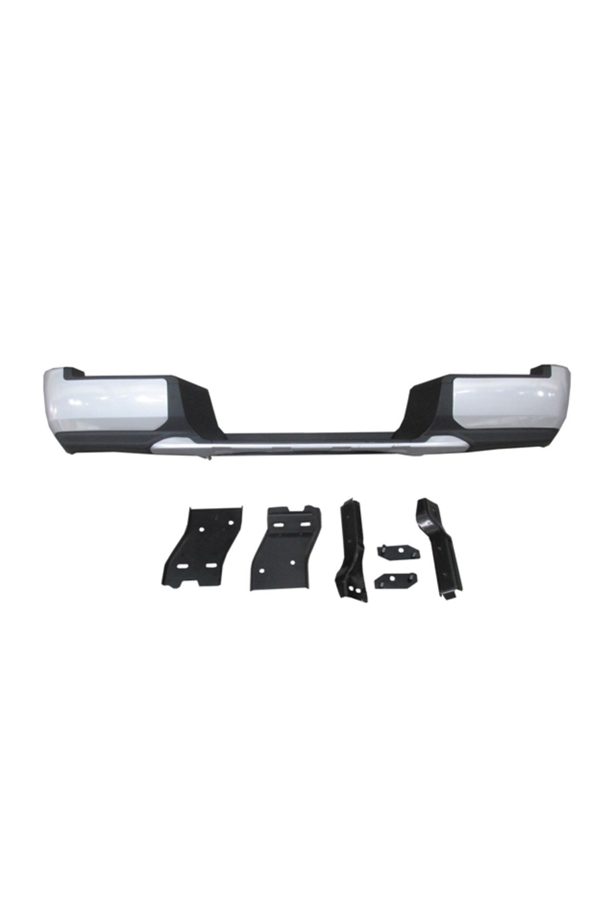 Mıtsubıshı l200 pıck up 19/22 arka tampon gri/siyah (orijinal renk)(bağlantı braketli) (tw)