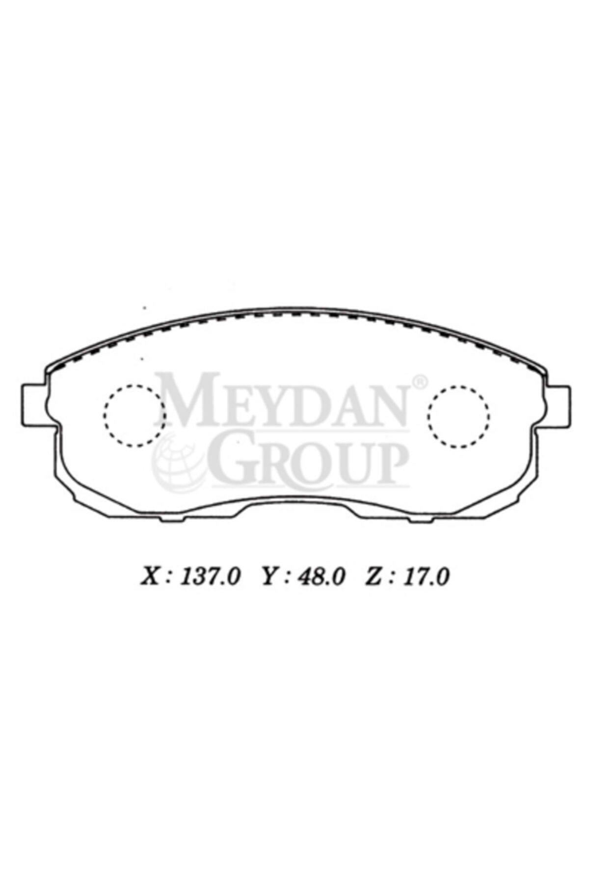 Nıssan Maxıma- A32- 95/00 Ön Fren Balatası (DİSK) (137X48X17) (DAIWA) 41060-55f90