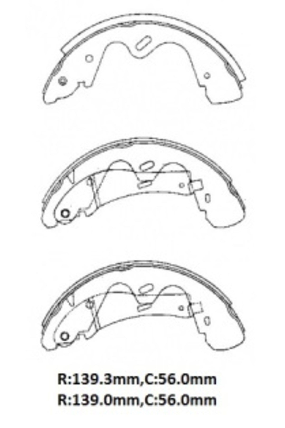 Nissan Terrano- 97/00; Arka Fren Pabucu (139,3x65) (Daiwa) 44060-9X129