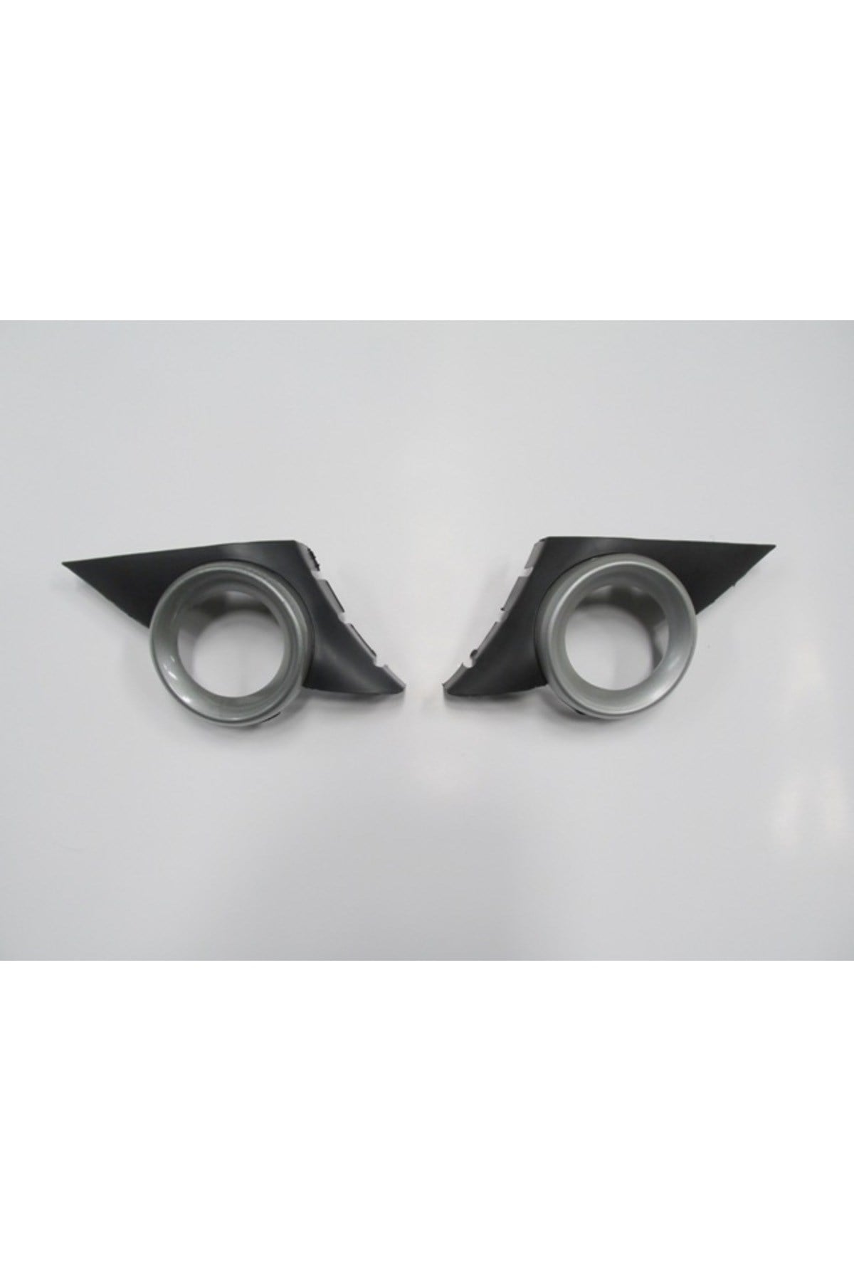 Peugeot 207 Sis Lamba Kapağı Sağ Sol Set Sis Delikli Çerçevesi Gri 2 Parça 06 09