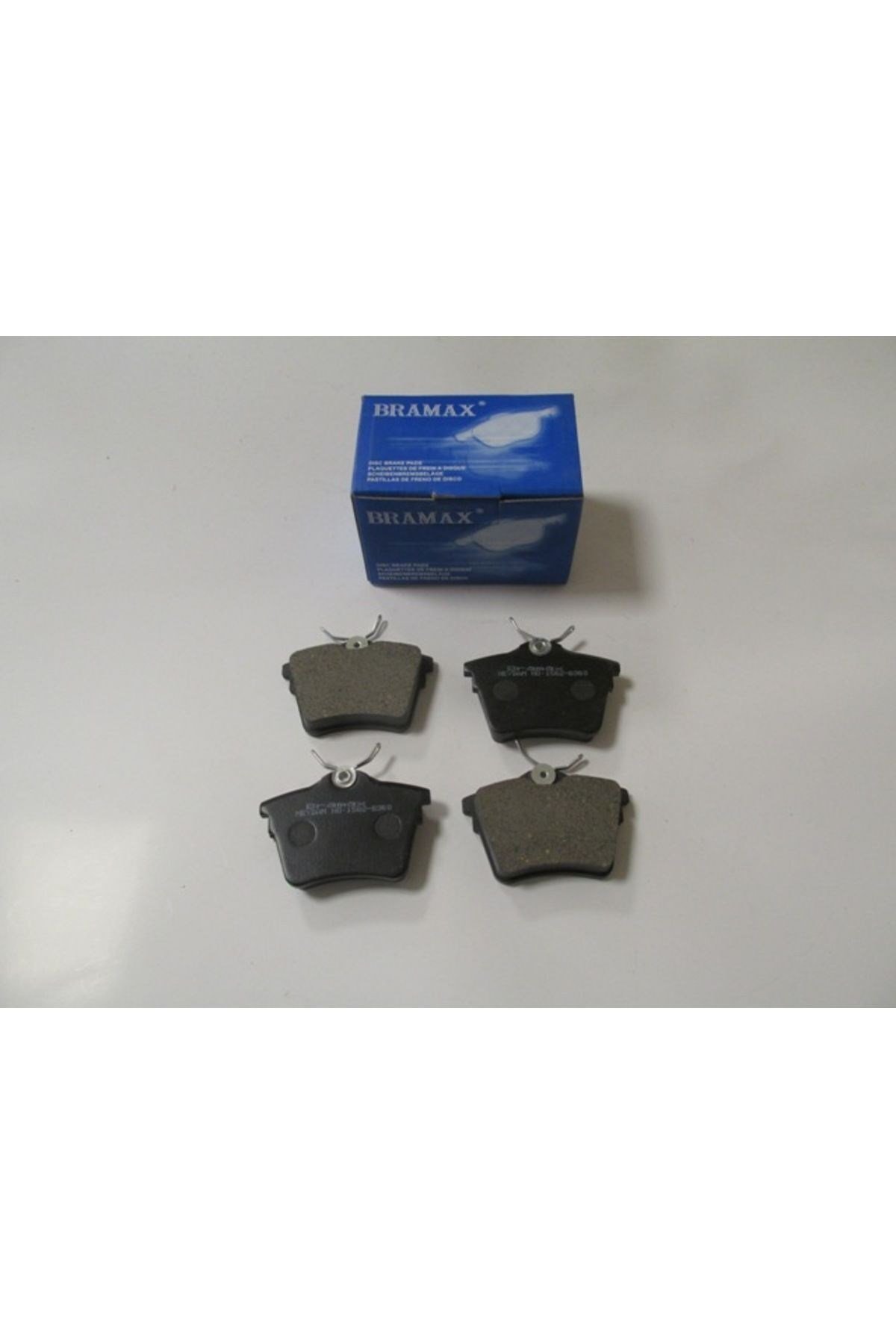 PEUGEOT 407- 04/11; ARKA FREN BALATASI (KABLOSUZ)(DİSK) (86,2x57,1x17)(BRAMAX) P-A