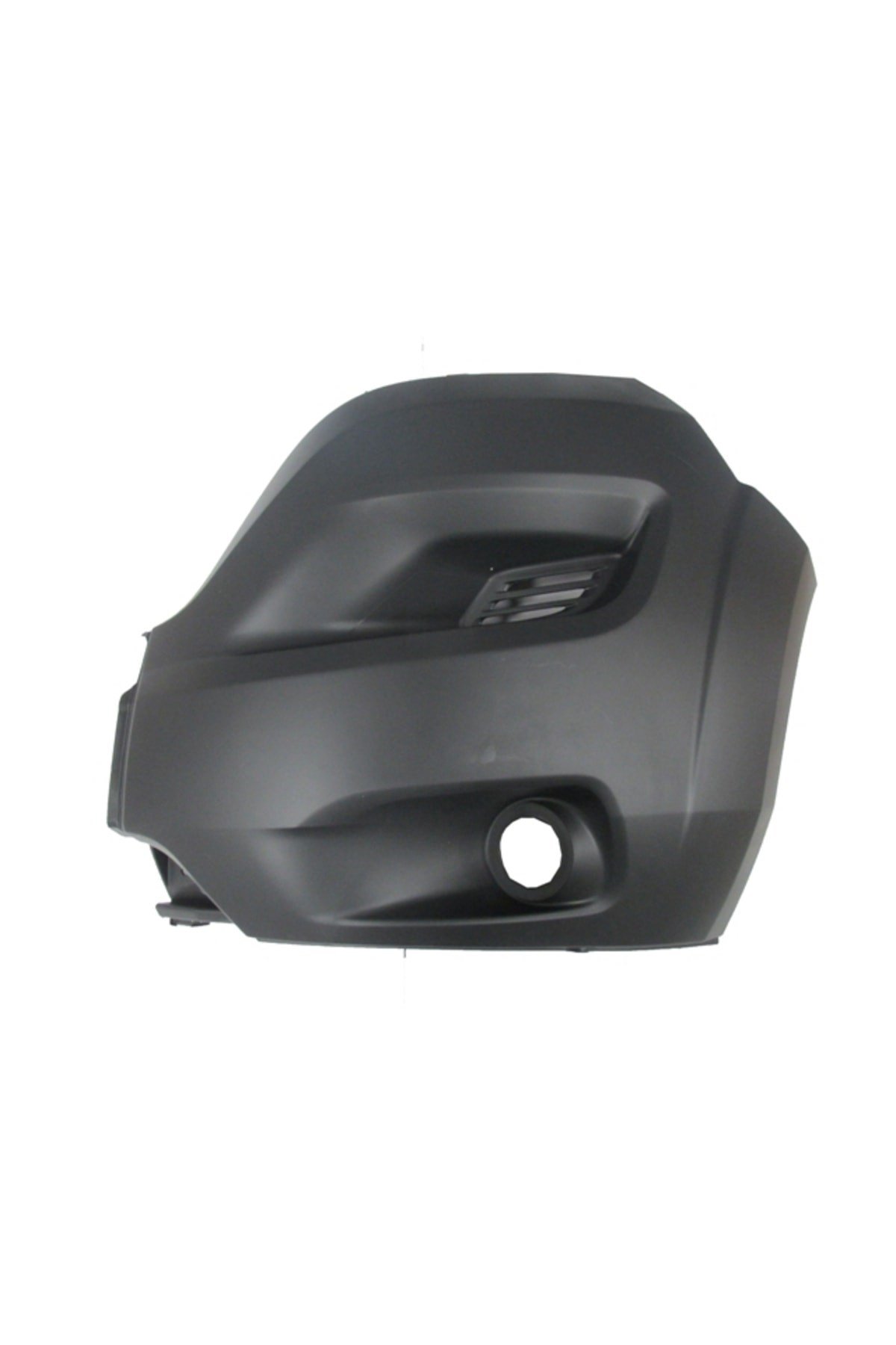 PEUGEOT BOXER- 14/24; ÖN TAMPON UCU SOL SİYAH (SİS DELİKLİ) (DODİKSİZ ARAÇLAR İÇİN) (EUROBUMP)