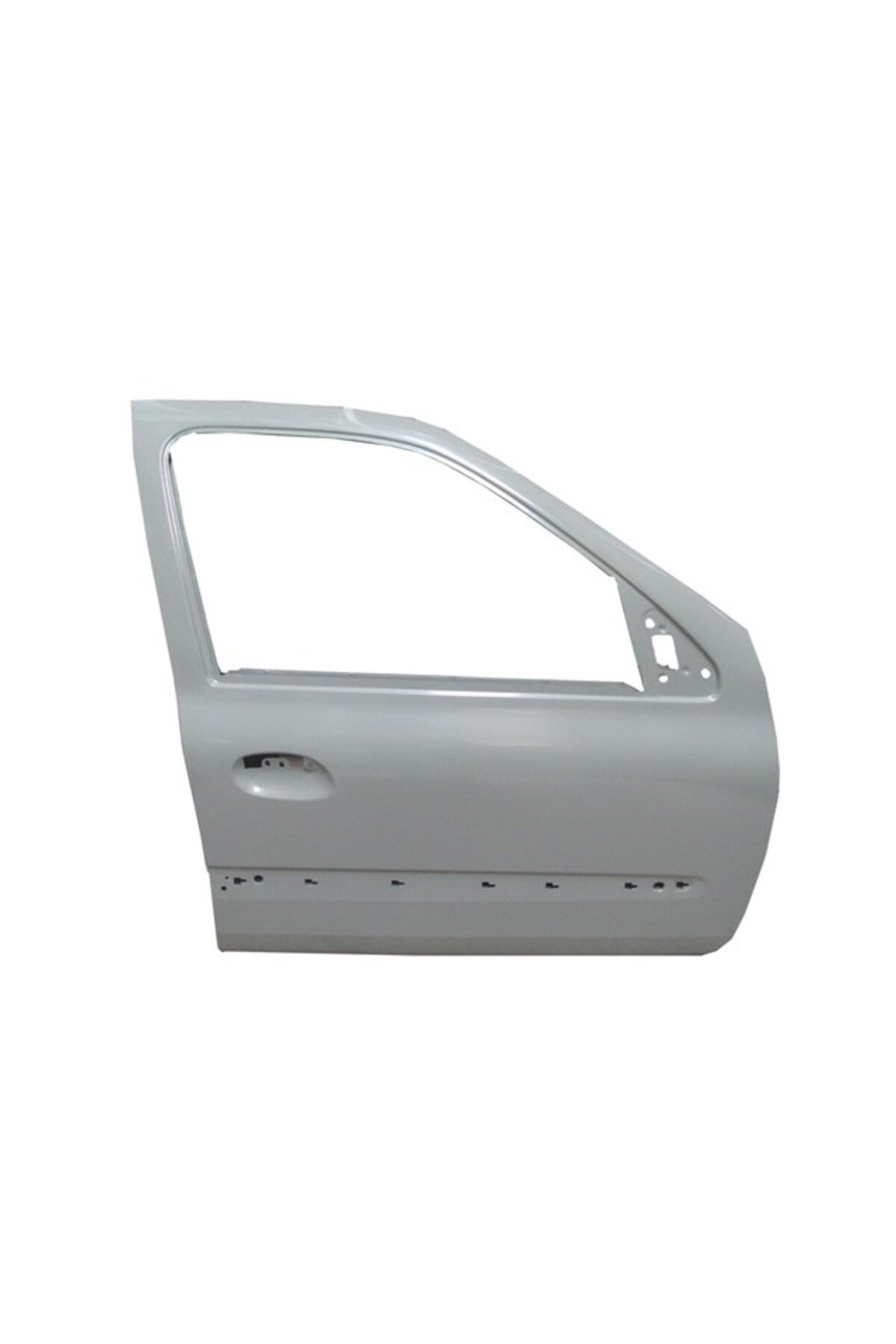 Renault Clio 2 Sd 98/01 Ön Kapı Komple Sağ Band Delikli/gri Boyalı (İceli/çekomastikli)(tw)