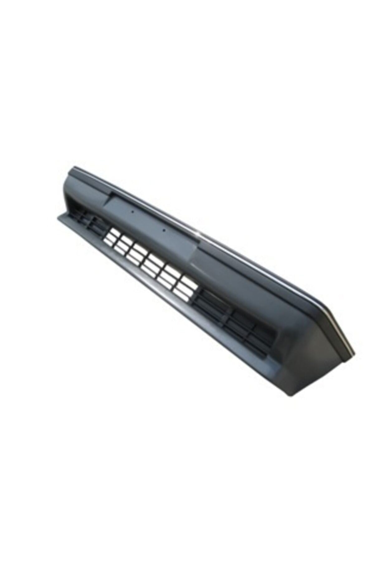 Renault r11 flash 86/95 ön tampon gri (çift renk) (nikelaj çıtalı) (eurobump)