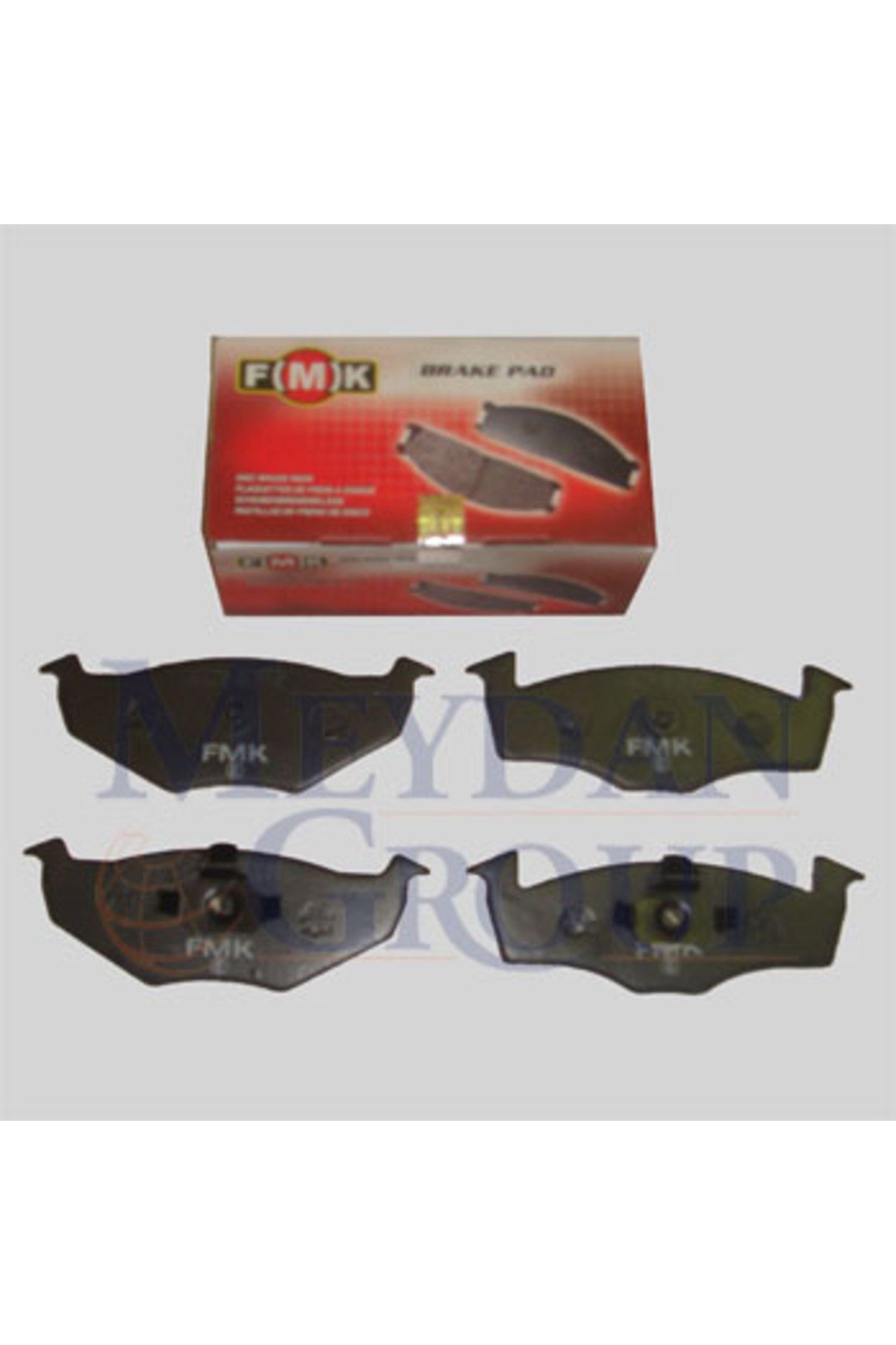 Seat Ibıza- 93-96 Ön Fren Balatası (DİSK) (141,6X50X16,48-141,6X47,4X16,48) (FMK) Oem No: 1h0615106e