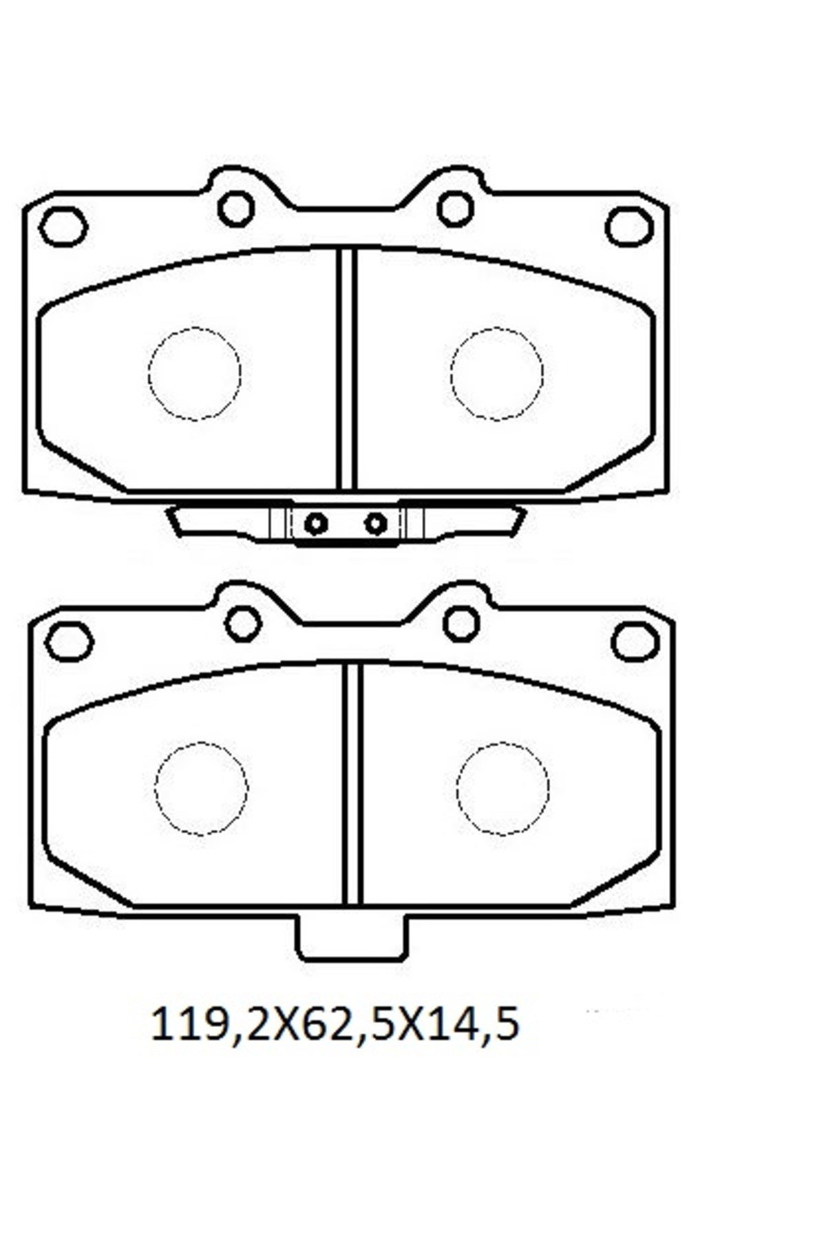 Subaru Impreza- 03/05; Ön Fren Balatası (Disk) (137x45.5x17) (Daiwa) 26296-FA101