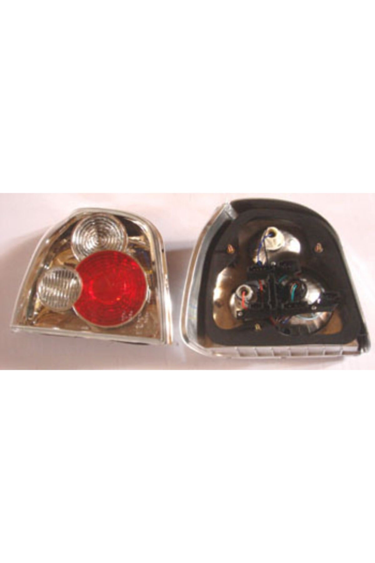 Volkswagen Golf- 3- 92/98 Uyumlu; Modifiye Stop Lambası Sağ/sol Set 2 Parça Nikelajlı (tyc) -