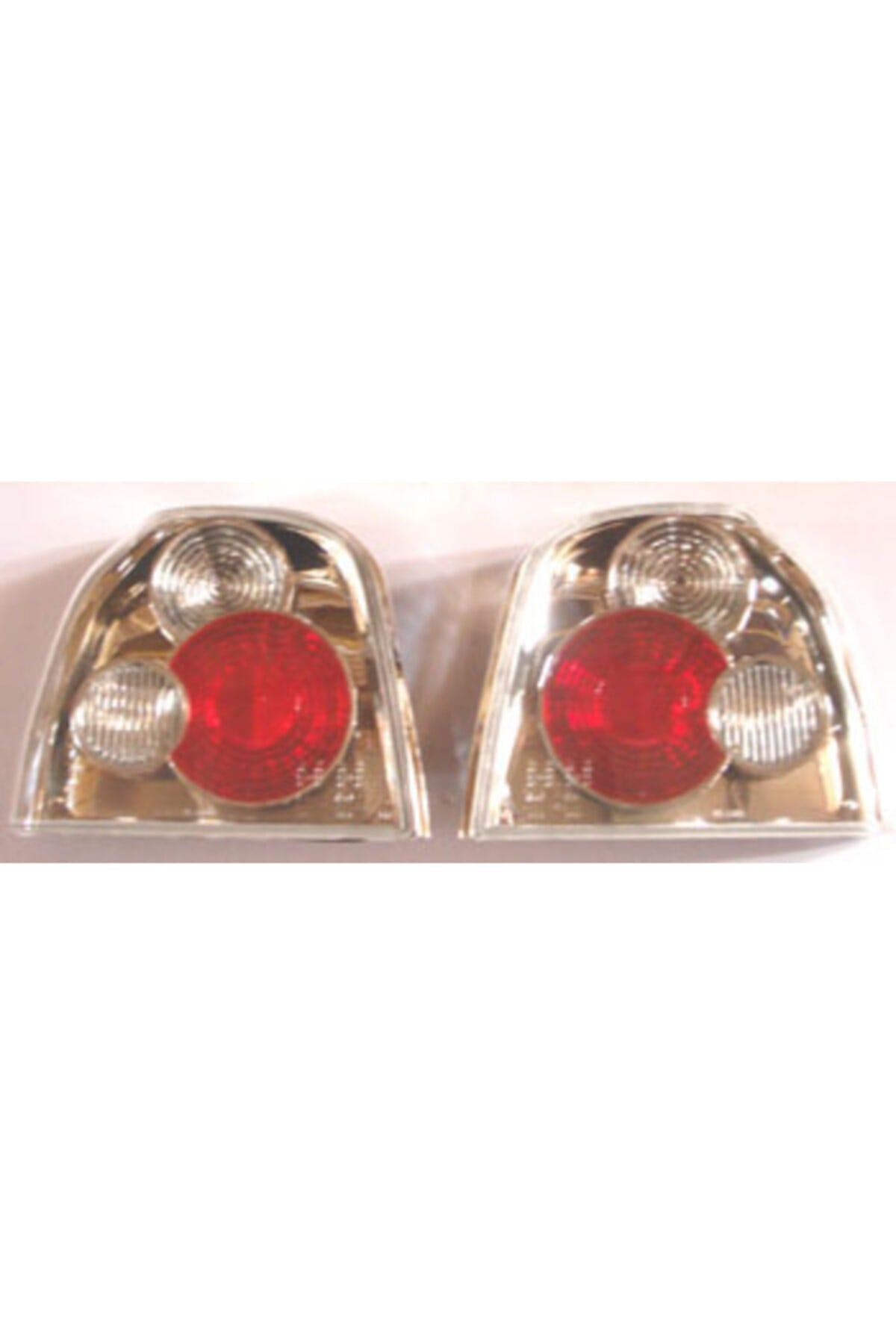 Volkswagen Golf- 3- 92/98 Uyumlu; Modifiye Stop Lambası Sağ/sol Set 2 Parça Nikelajlı (tyc) -