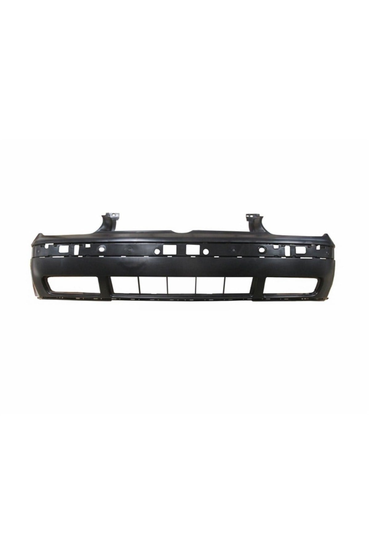 Volkswagen Golf- 4- 98/04 Ön Tampon Siyah (BANT/SİS DELİKLİ/KARLIKSIZ) (EUROBUMP) 1j0807217cgru
