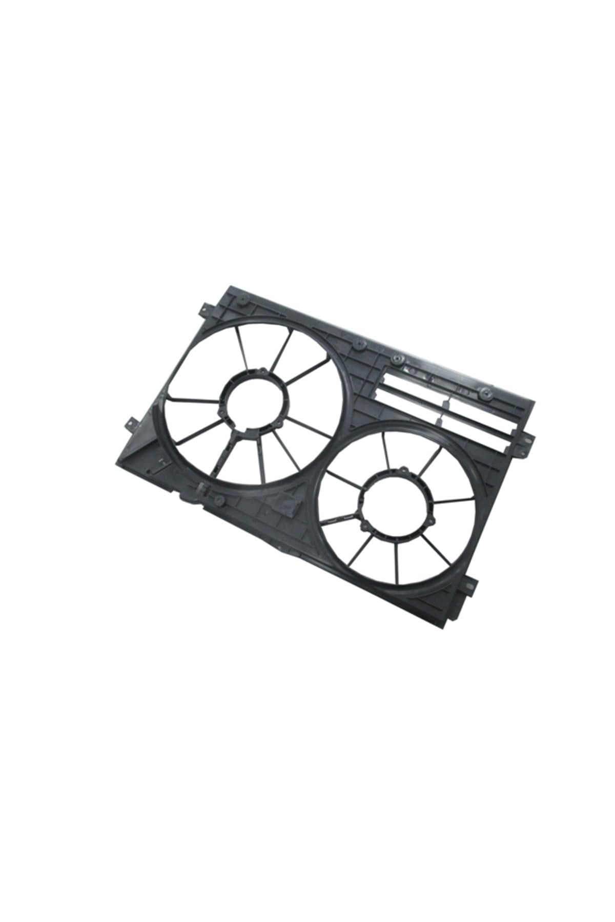 VOLKSWAGEN GOLF- PLUS- 07/08; RADYATÖR VE KLİMA FAN DAVLUMBAZI BOŞ GÖVDE (ÇİFTLİ) (300W 363MM)