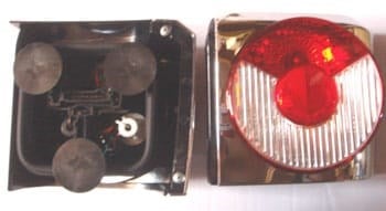 Volkswagen Transporter T4 02/03 Modifiye Stop Lambası Sağ/sol Set Nikelajlı/kırmızı (Tyc)