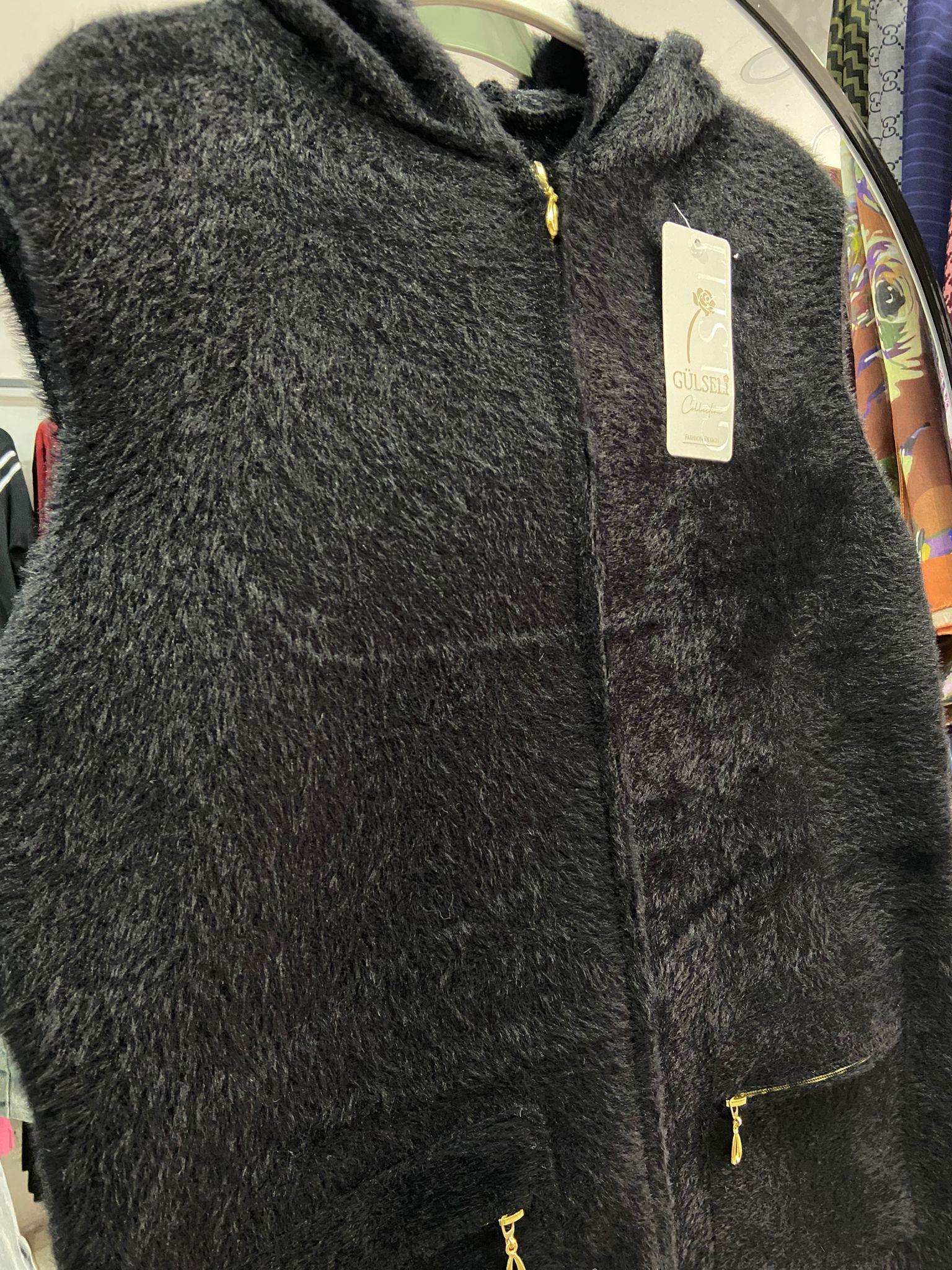 ANGORA YELEK SİYAH