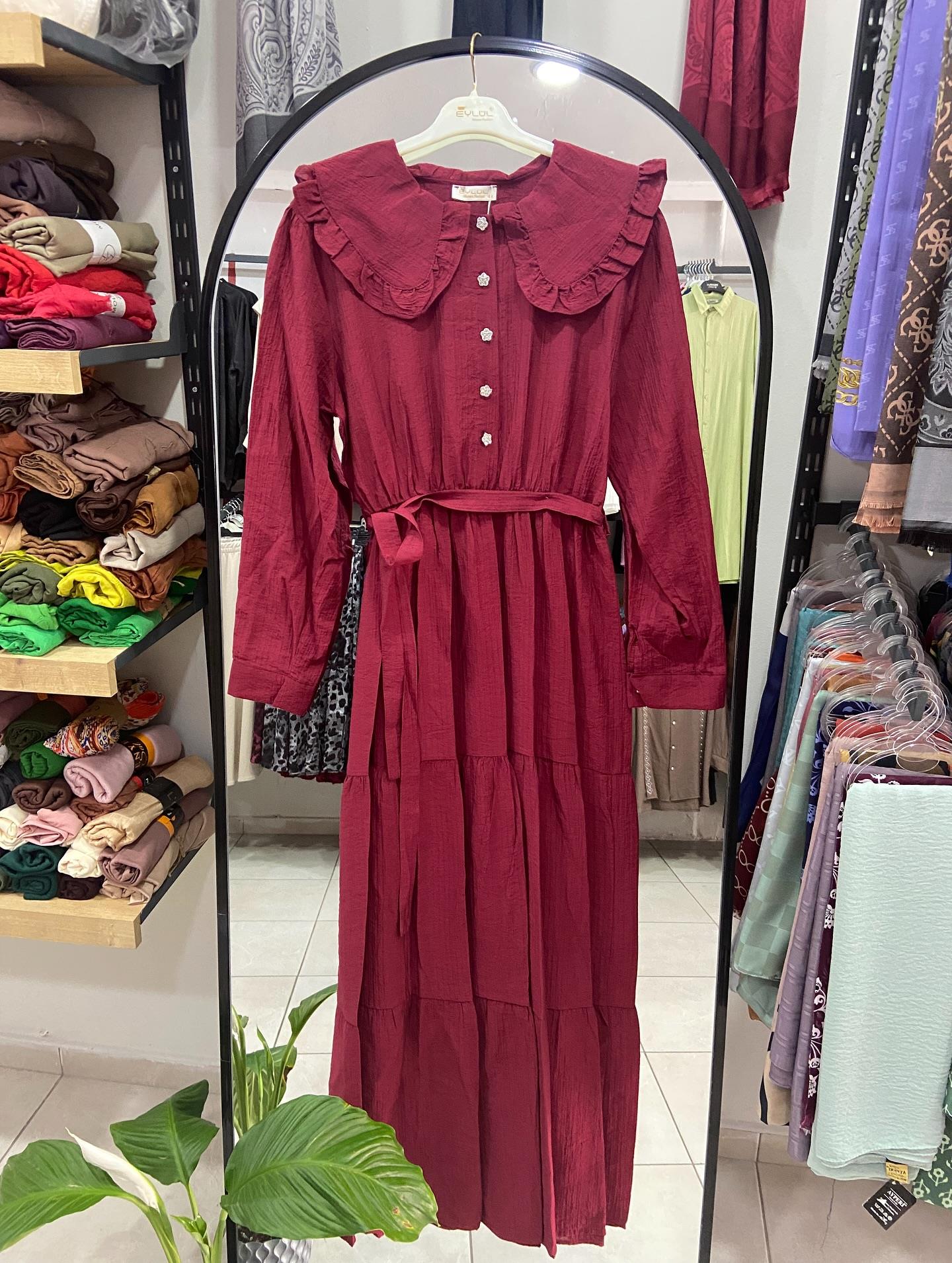 BEBE YAKA BOEDO ELBİSE