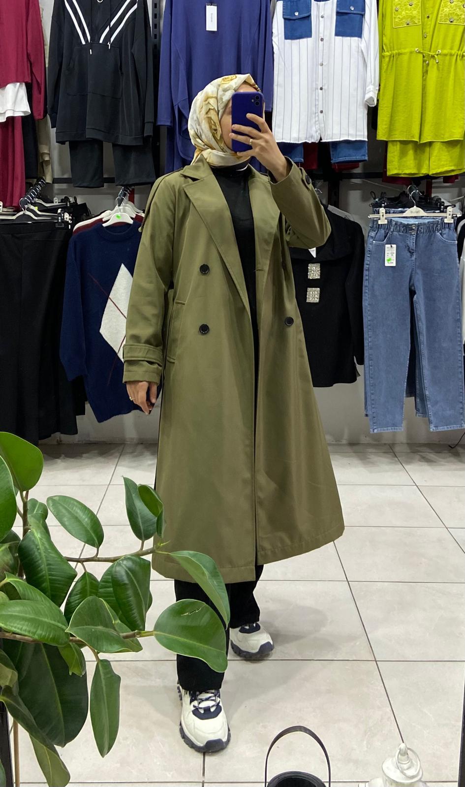 UZUN BOY TRENÇKOT