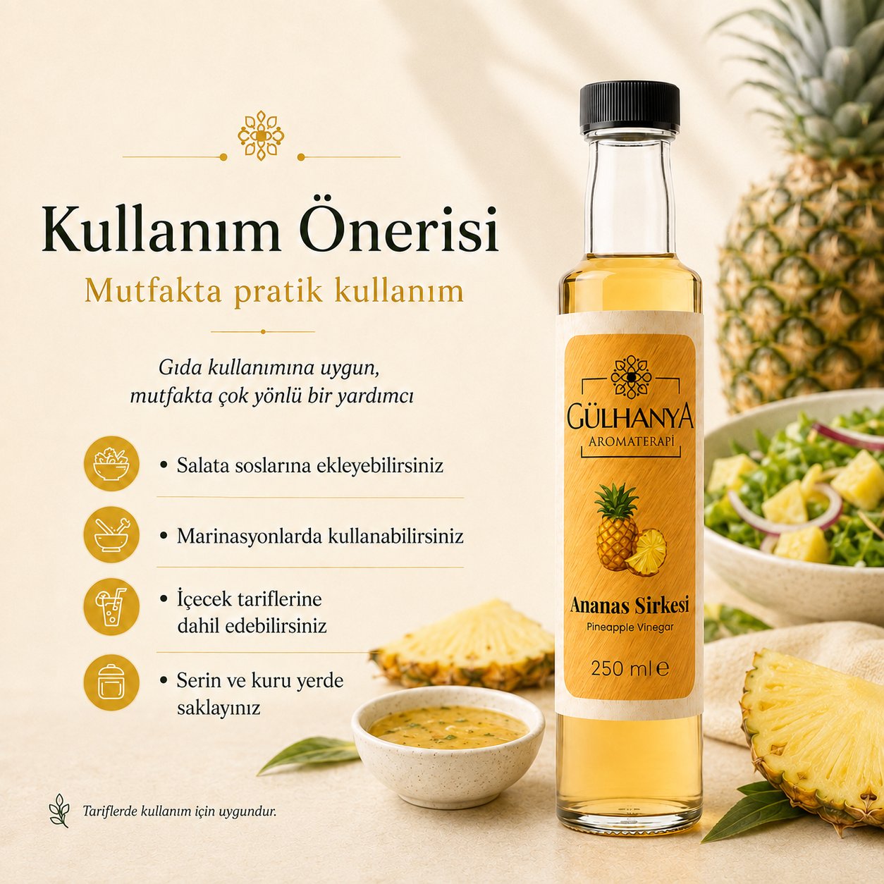 Ananas Sirkesi 250ml