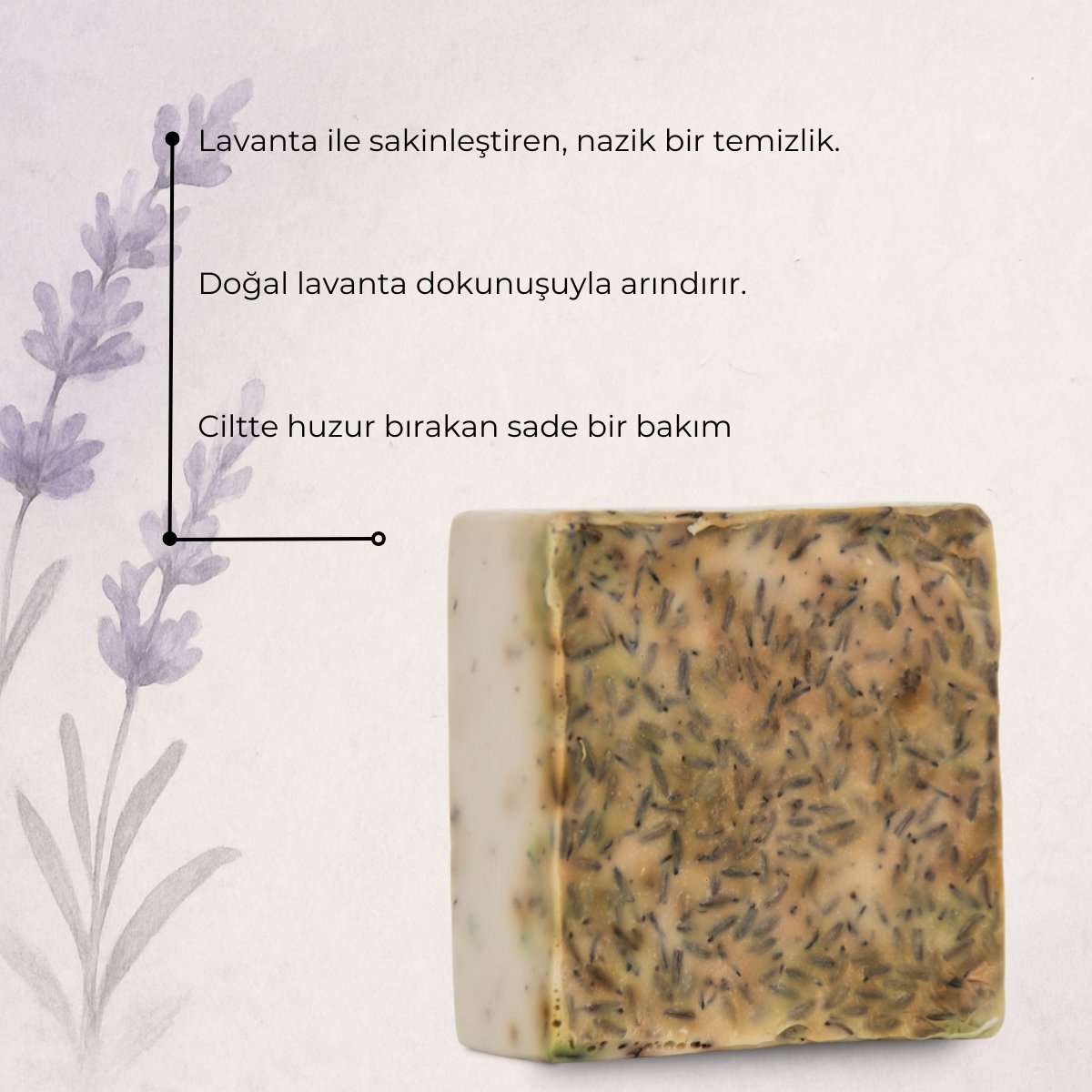 Doğal Lavanta Sabunu 120gr