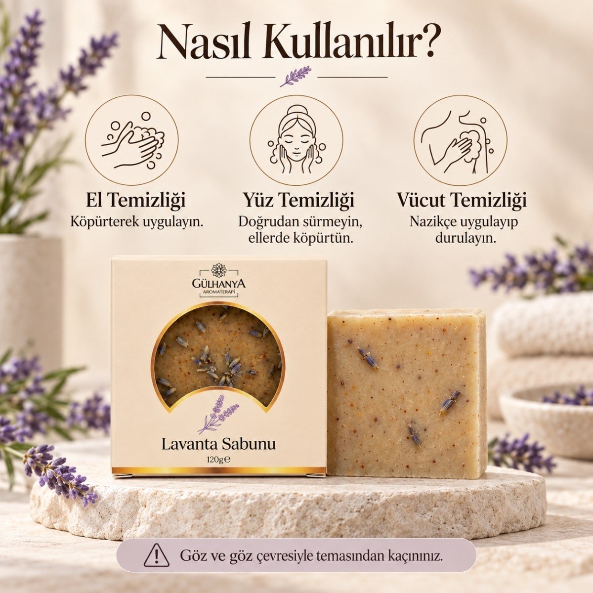 Doğal Lavanta Sabunu 120gr