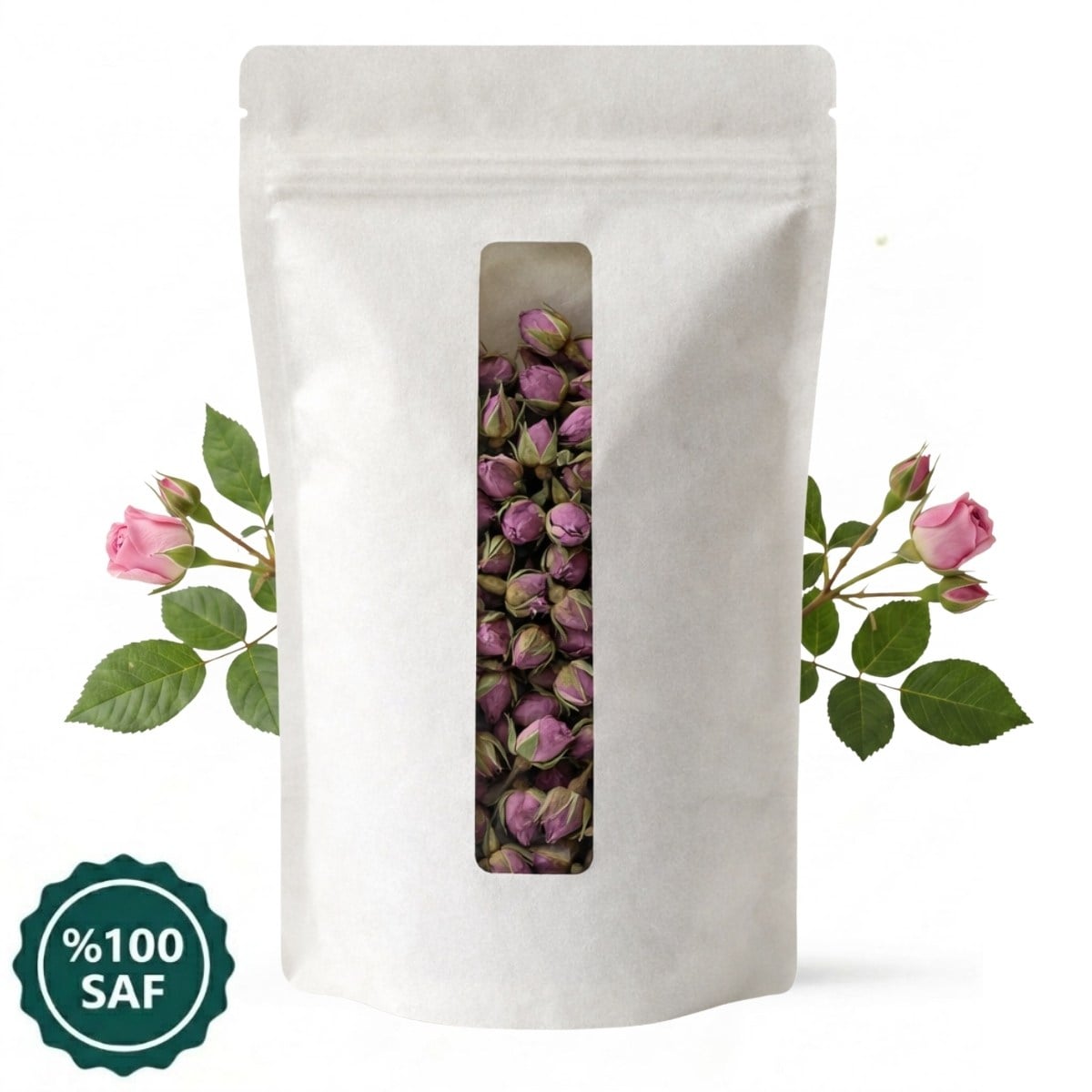 Kuru Pembe Gül Tomurcuğu 50gr