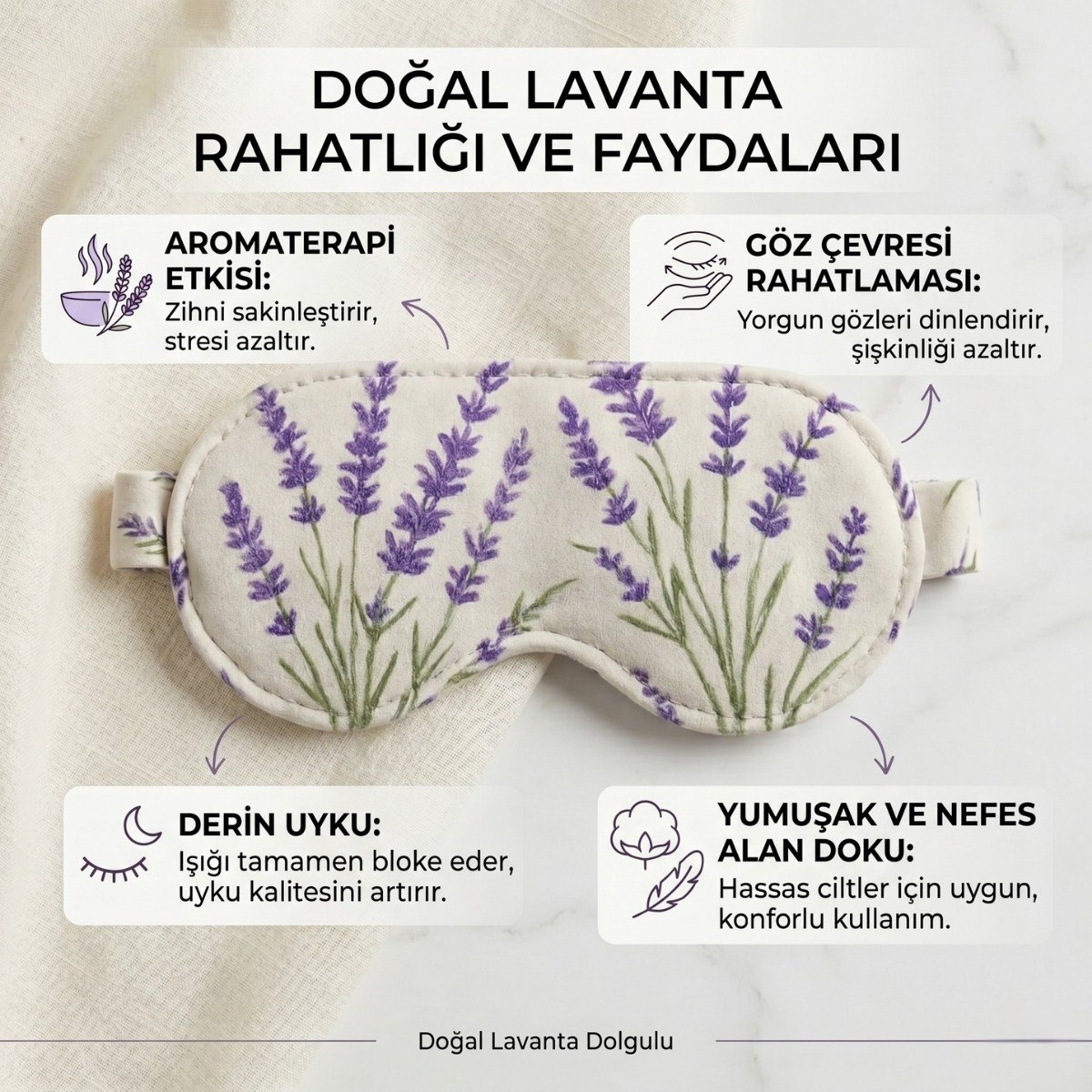 Lavantalı Uyku Bandı
