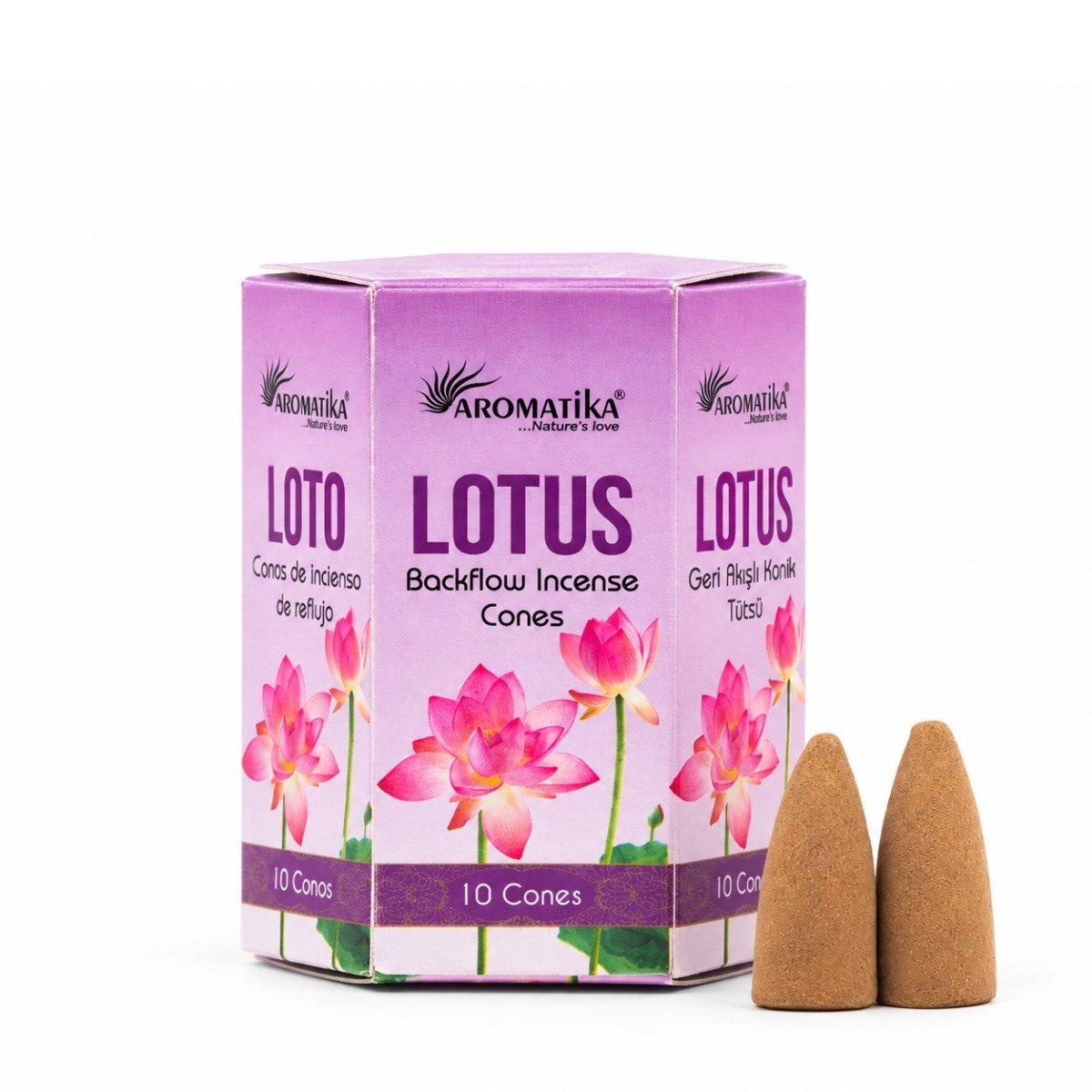 Lotus Geri Akış Konik Tütsü