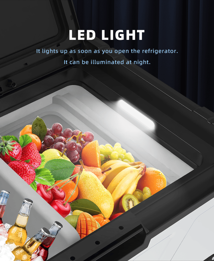 Antuncle U50-D 50L Kompresörlü Taşınabilir Araç Dondurucu Buzdolabı