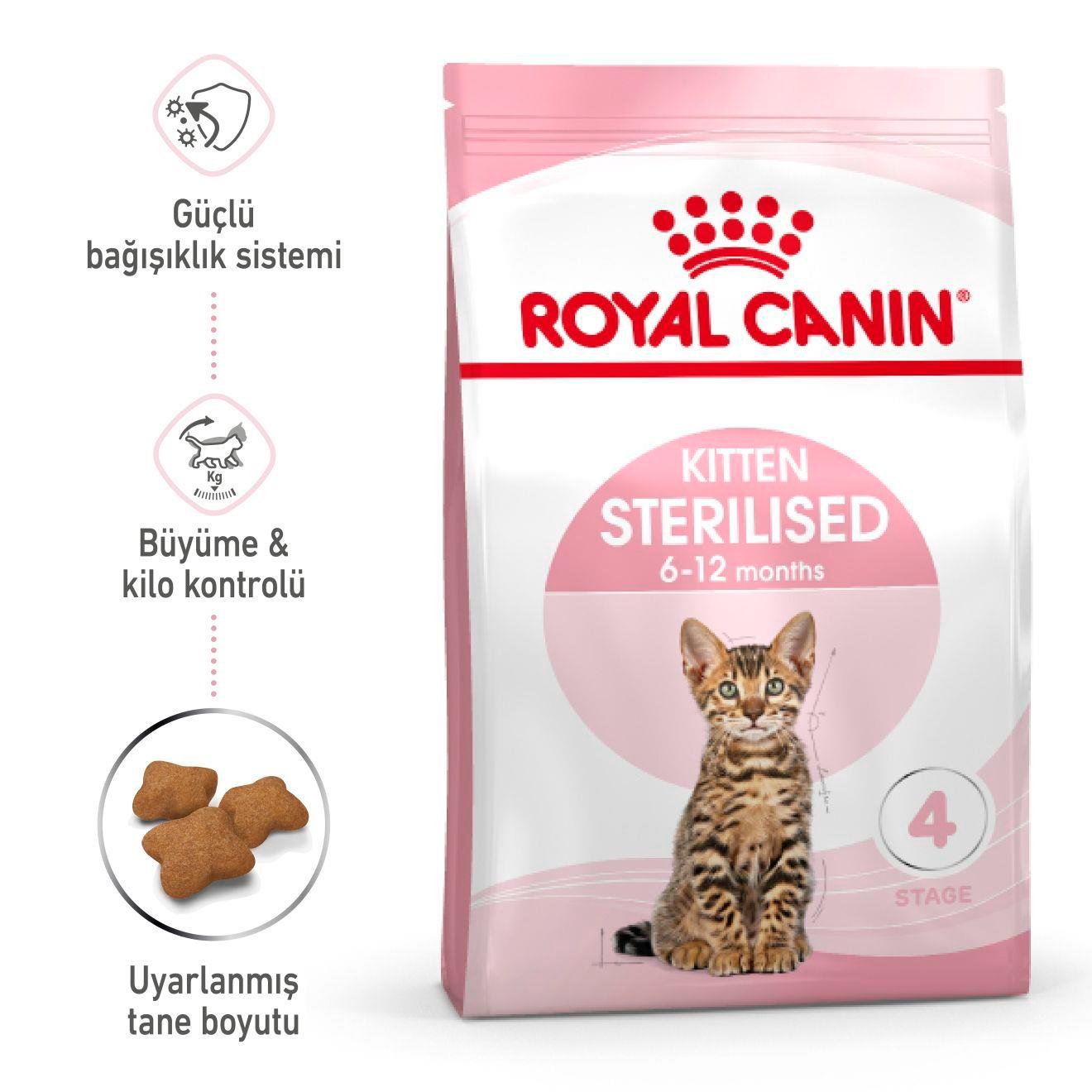 Kitten Sterilised Yavru Kedi Kuru Maması 2 KG
