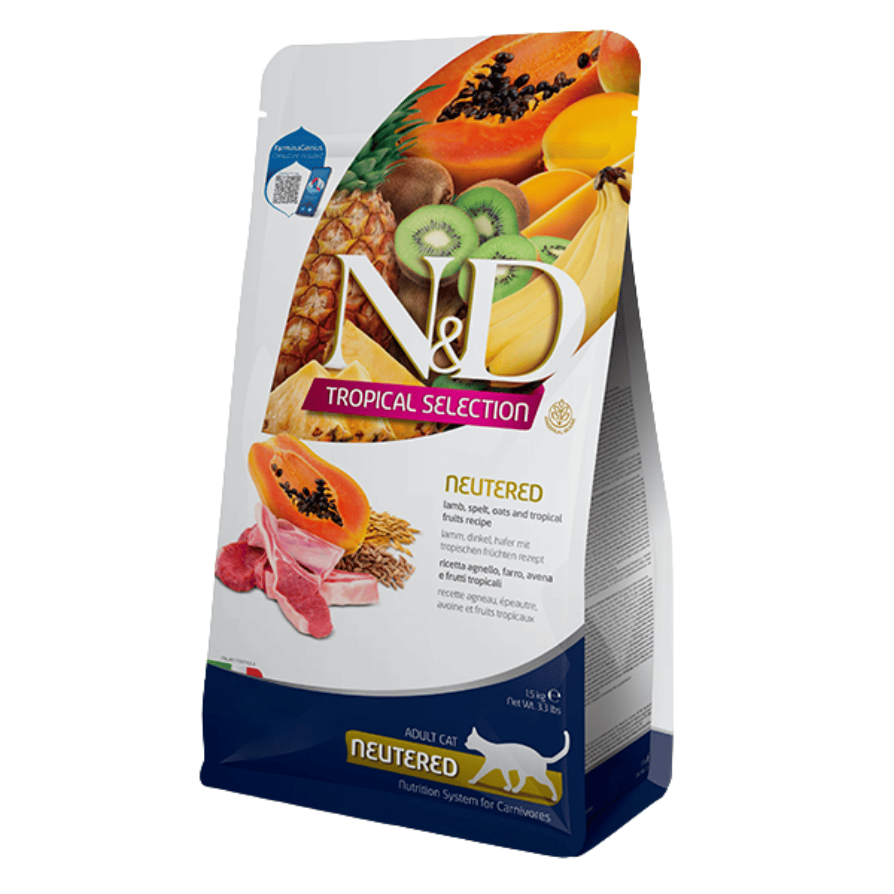 N&D Tropical Kuzulu Kısır Kedi Maması 1.5 Kg