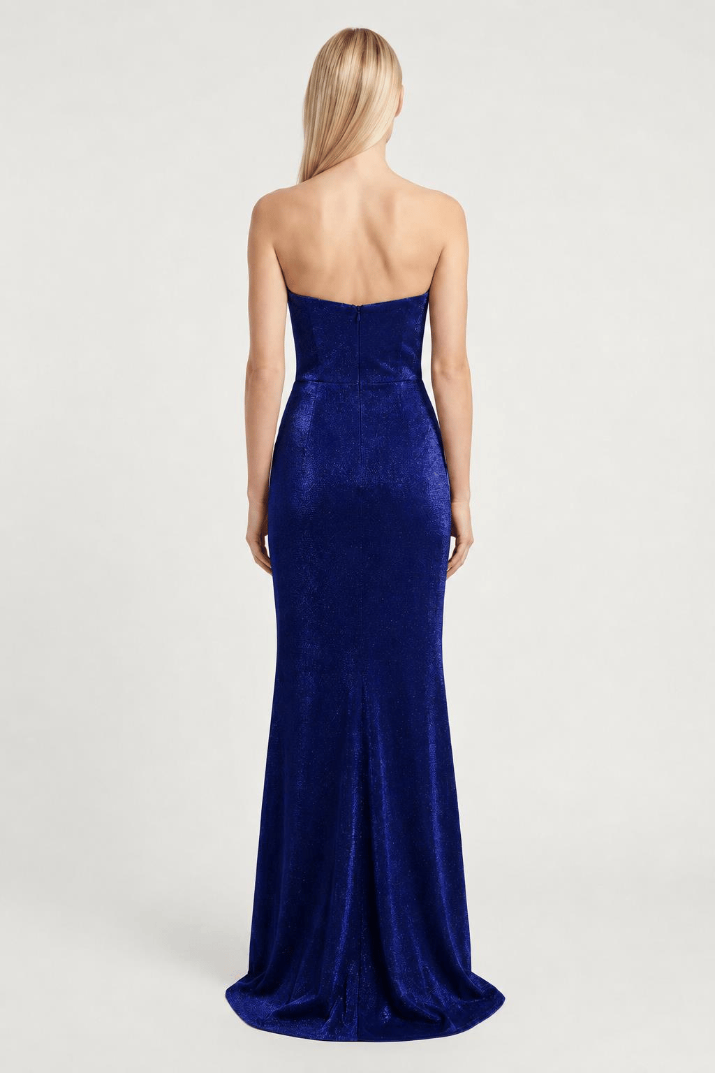 Saks Simli Yakası Balenli Straplez Abiye Abiye P-0000018634-SAKSSKS38
