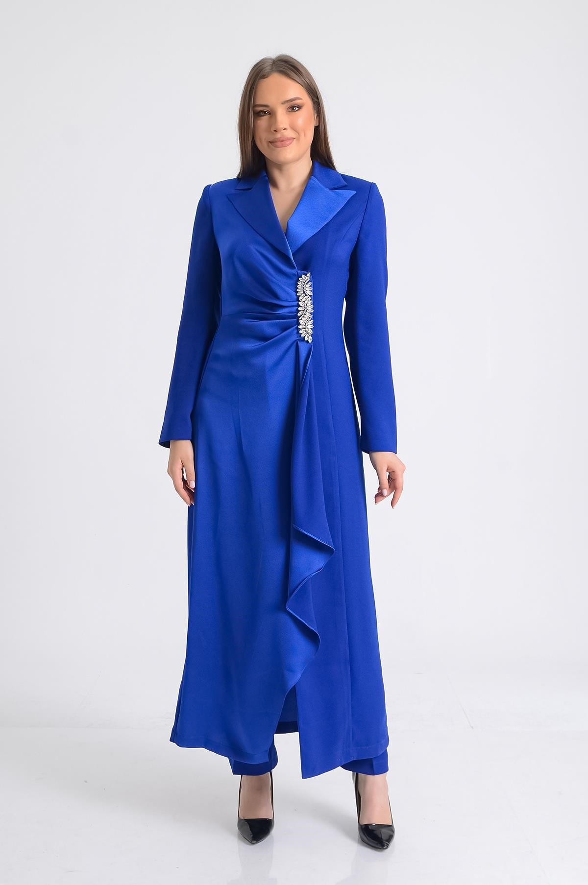 Saks Uzun Ceketli Takım Abiye P-0000007658-SAKSSKS42